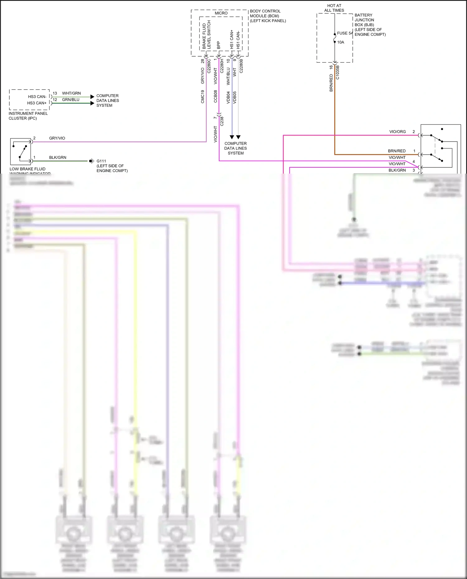 Lincoln Nautilus I (2018-2024) computer data lines system wiring diagram  (81 of 96)