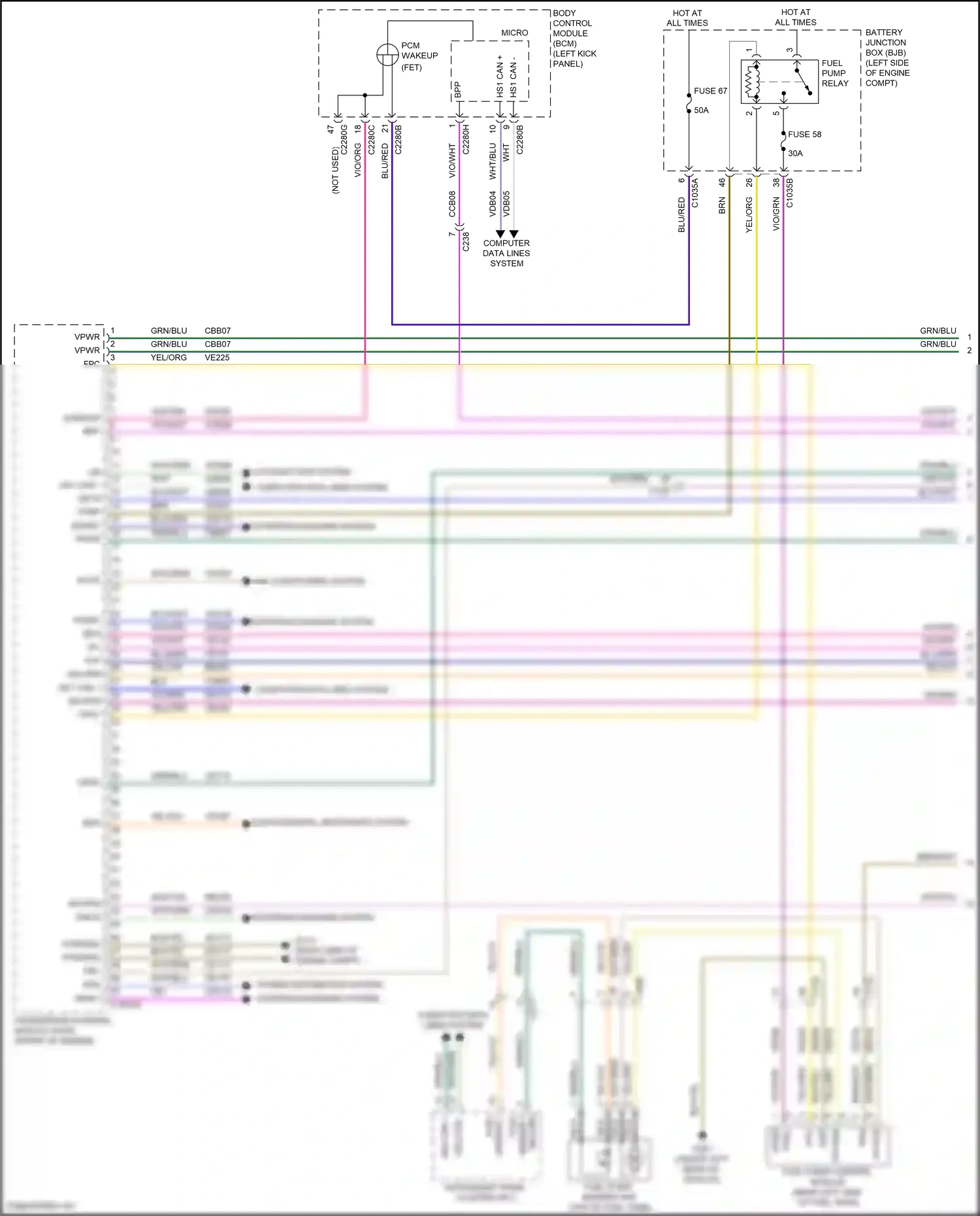 Lincoln Nautilus I (2018-2024) computer data lines system wiring diagram  (90 of 96)
