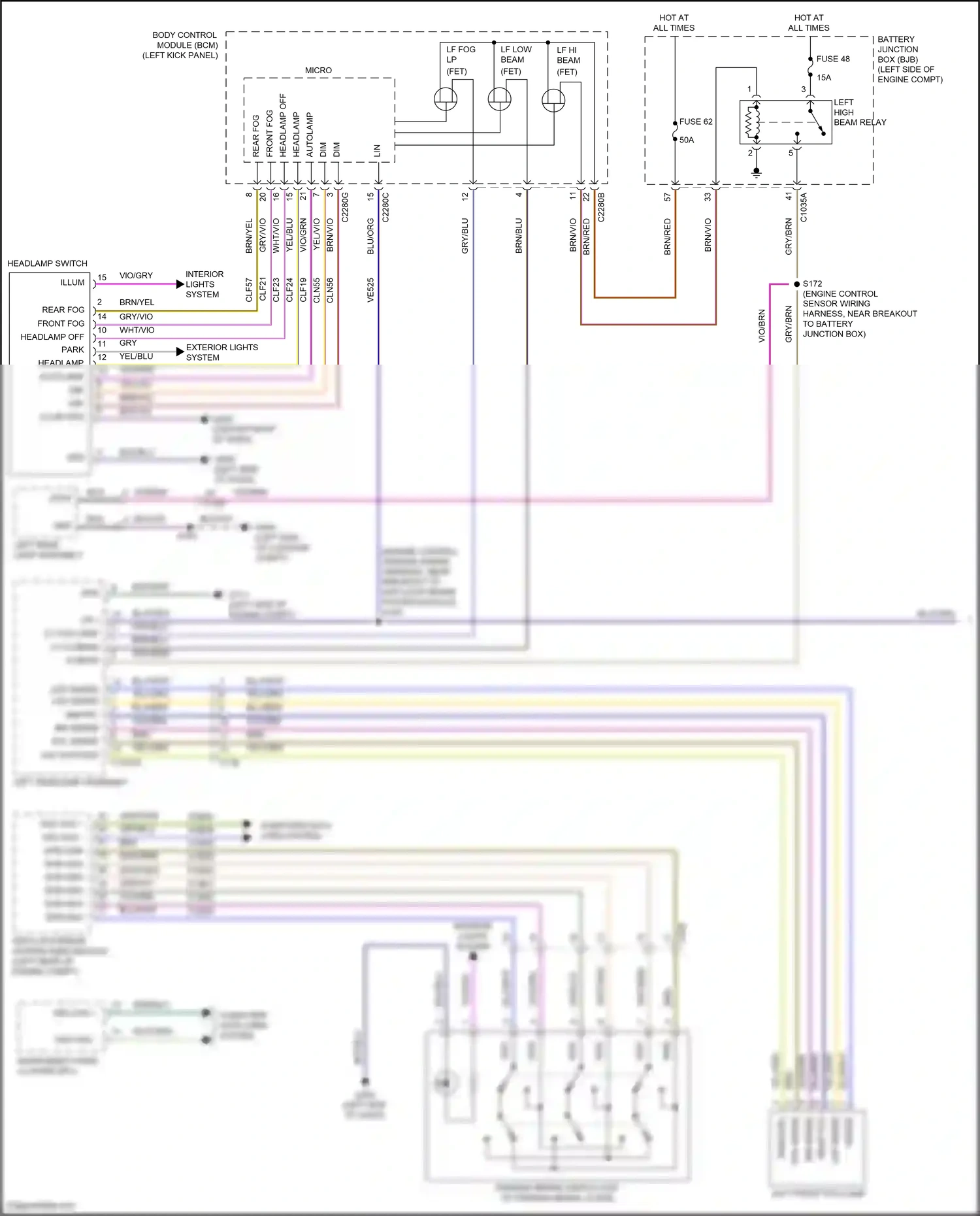 Lincoln Nautilus I (2018-2024) computer data lines system wiring diagram  (58 of 96)