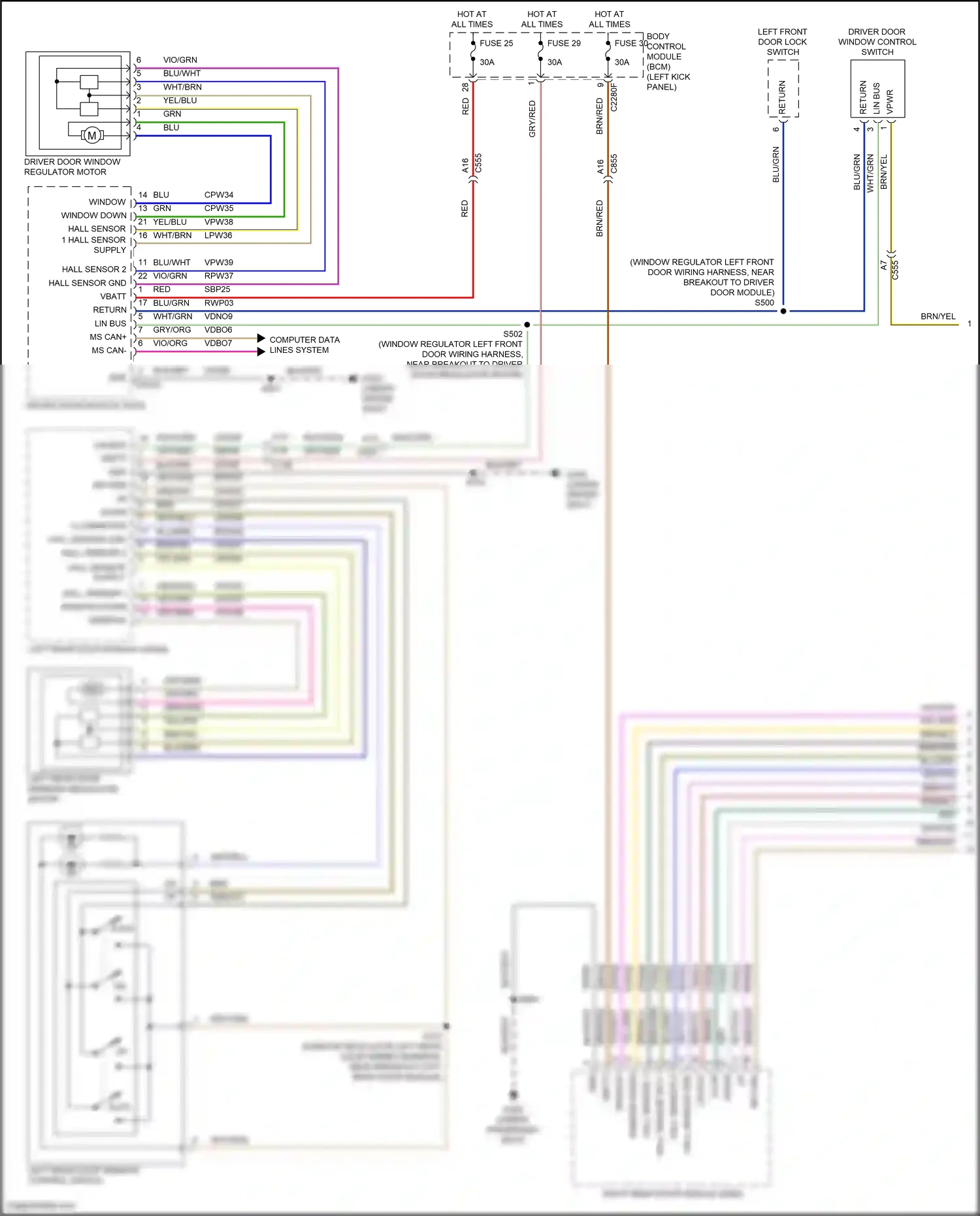 Lincoln Nautilus I (2018-2024) computer data lines system wiring diagram  (46 of 96)