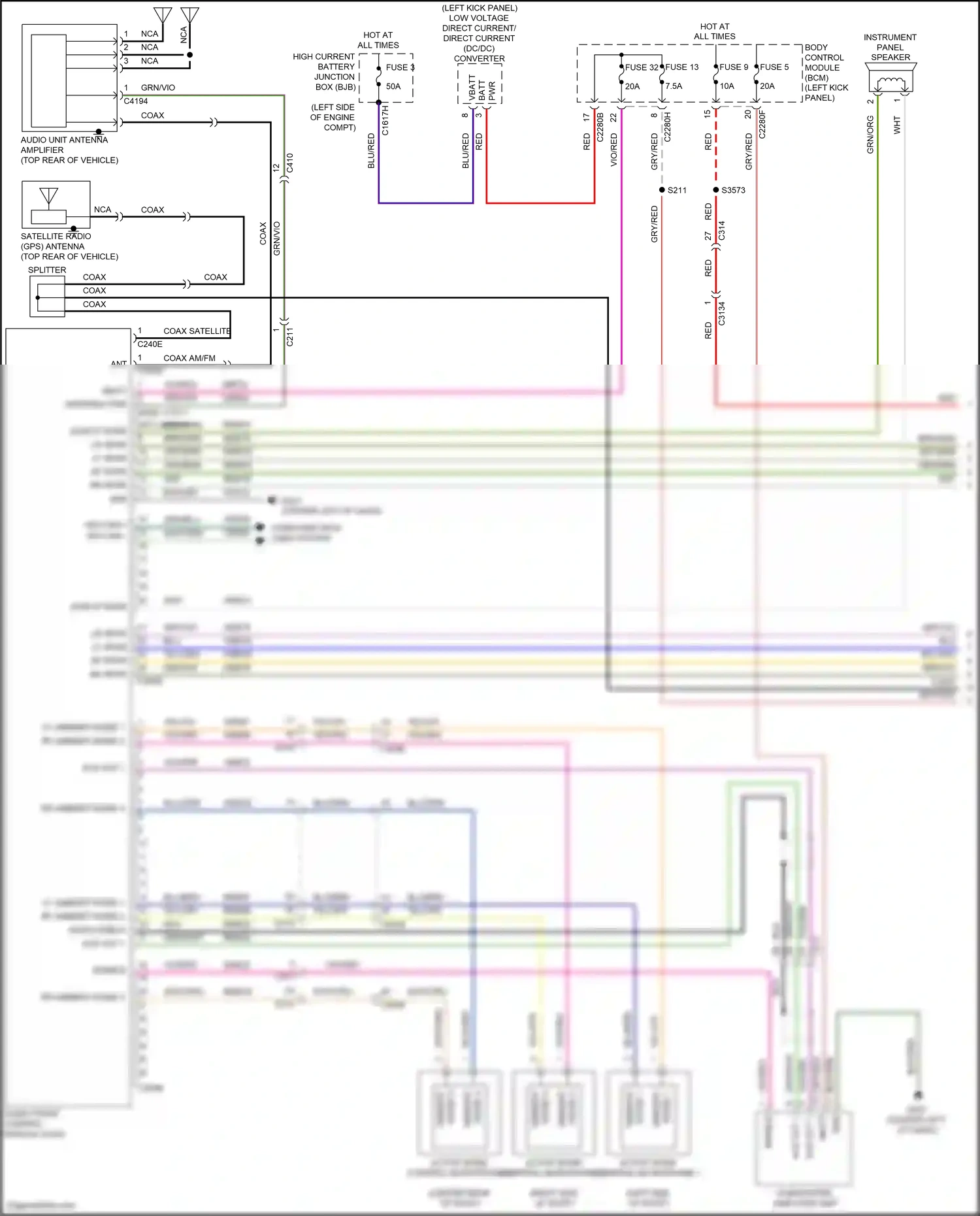 Lincoln Nautilus I (2018-2024) computer data lines system wiring diagram  (36 of 96)