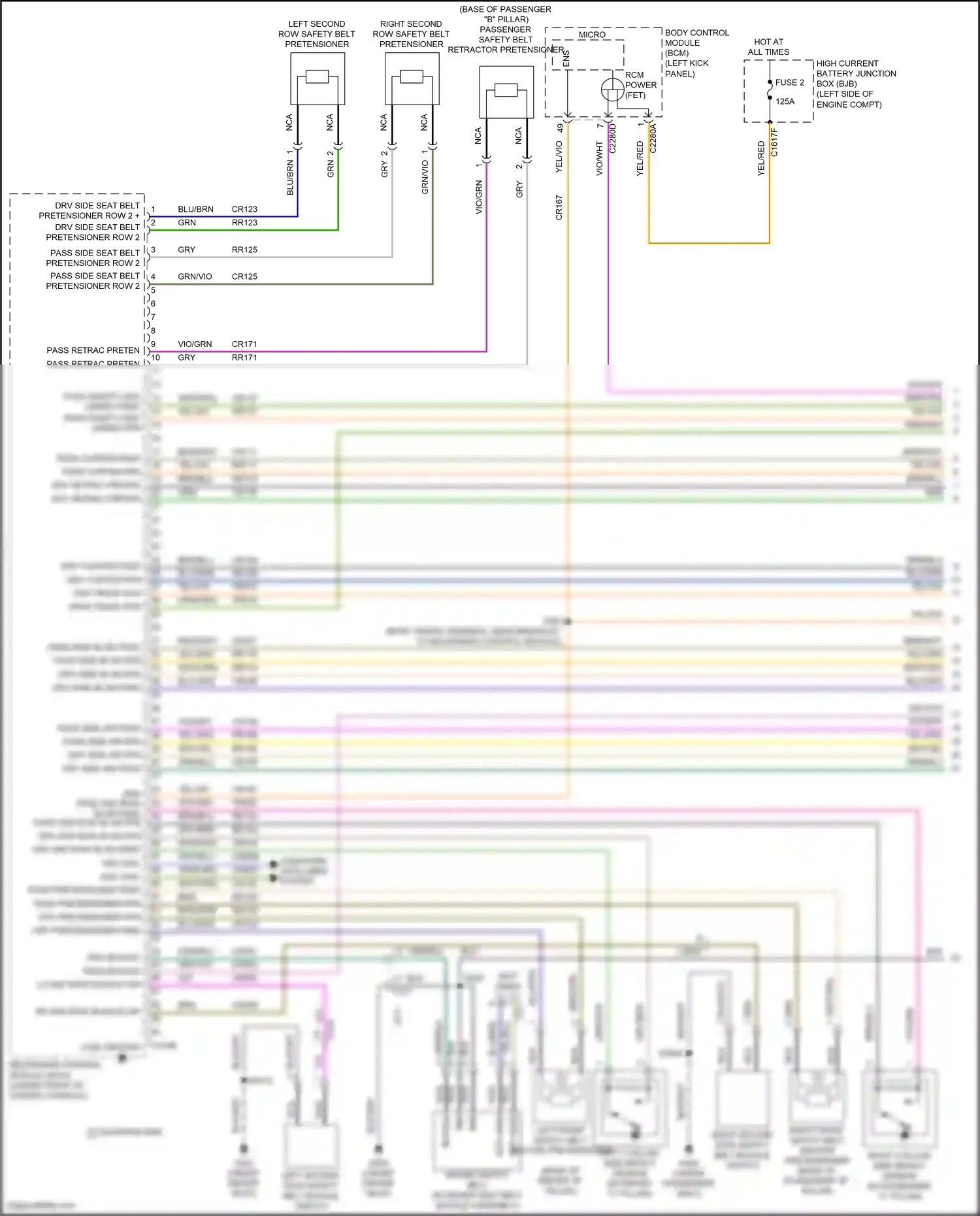 Lincoln Nautilus I (2018-2024) computer data lines system wiring diagram  (7 of 96)