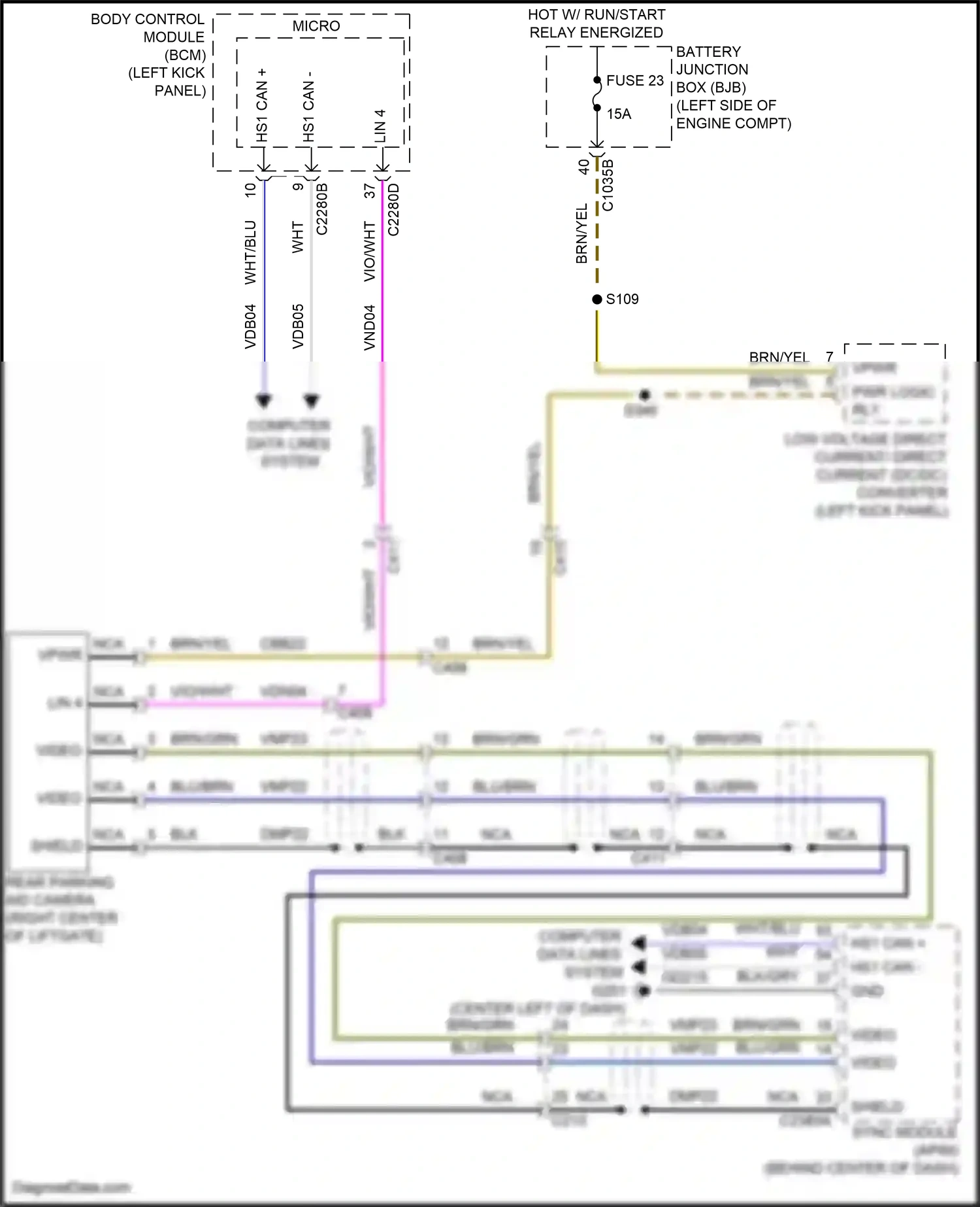 Lincoln Nautilus I (2018-2024) computer data lines system wiring diagram  (30 of 96)