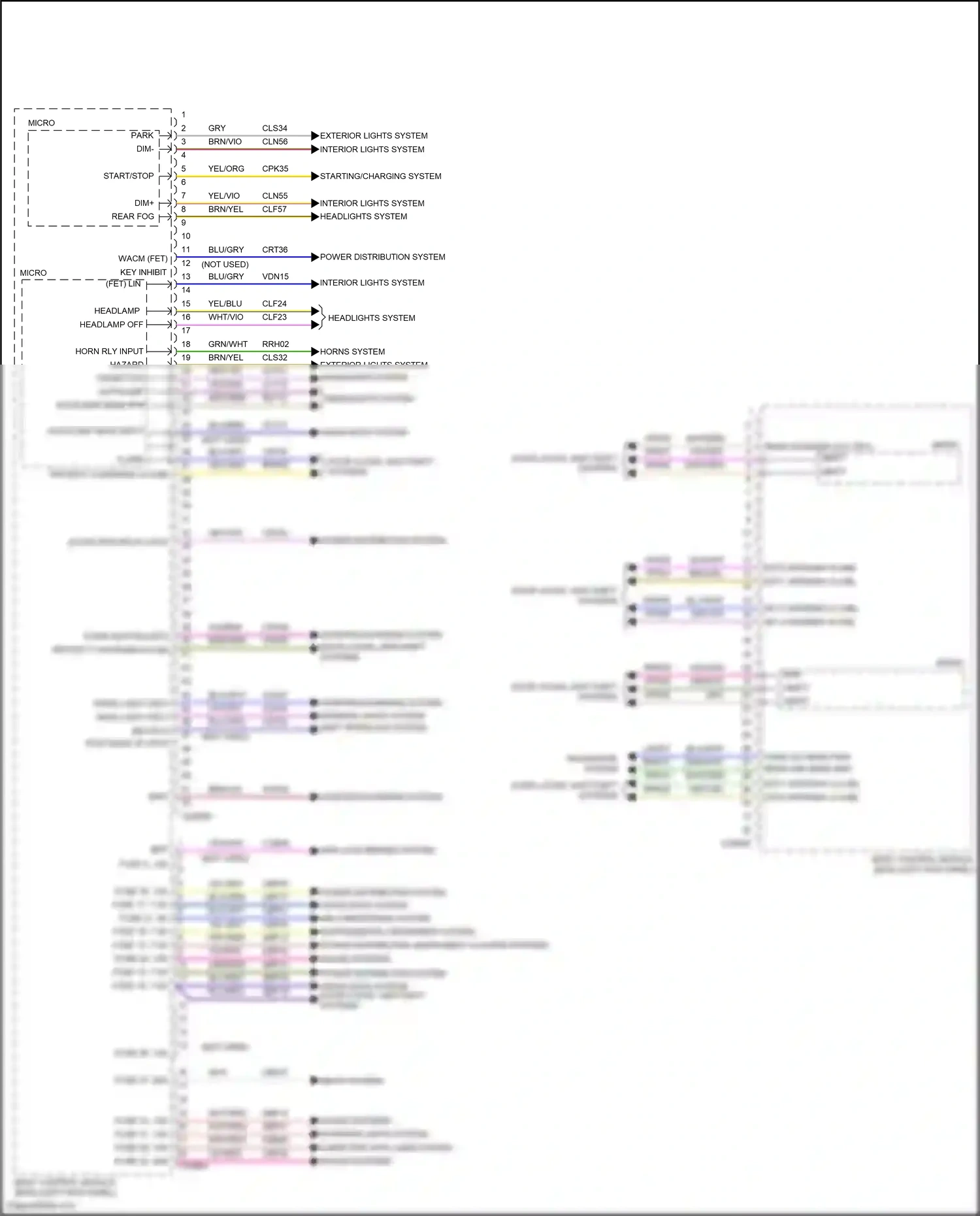 Lincoln Nautilus I (2018-2024) computer data lines system wiring diagram  (73 of 96)