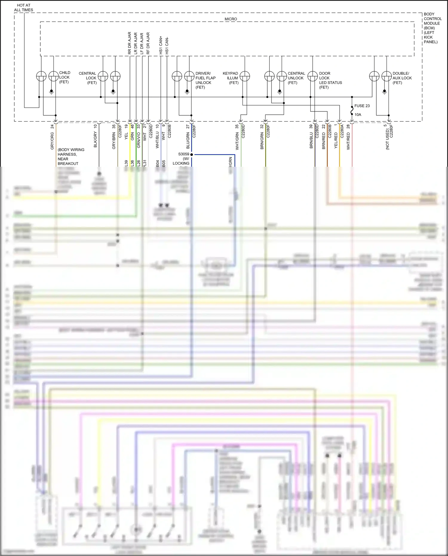 Lincoln Nautilus I (2018-2024) computer data lines system wiring diagram  (52 of 96)