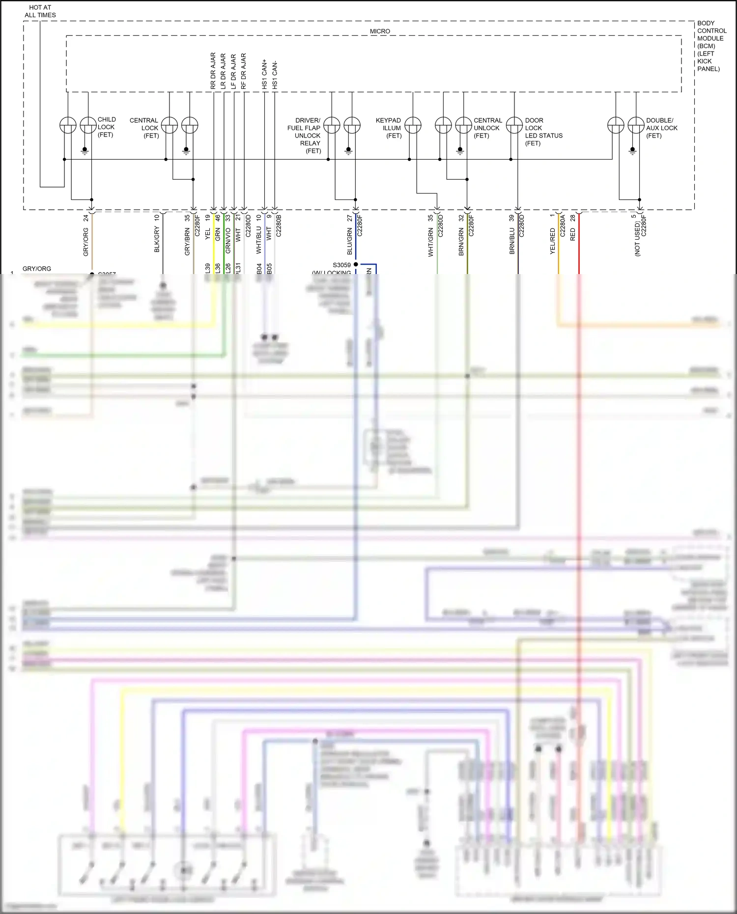 Lincoln Nautilus I (2018-2024) computer data lines system wiring diagram  (43 of 96)