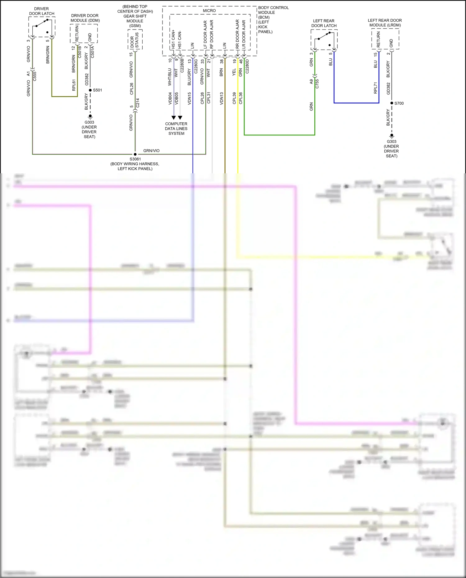 Lincoln Nautilus I (2018-2024) computer data lines system wiring diagram  (62 of 96)