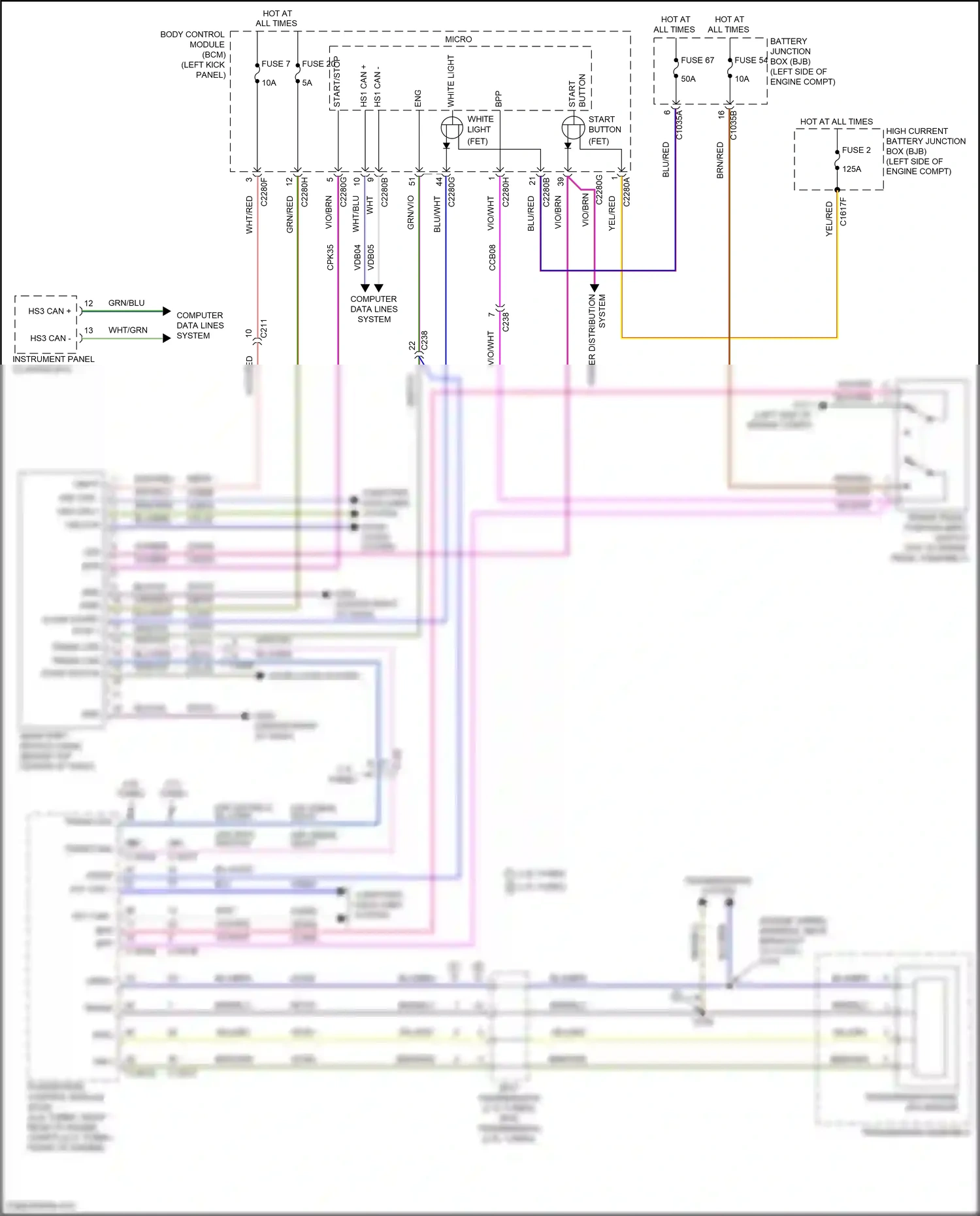 Lincoln Nautilus I (2018-2024) computer data lines system wiring diagram  (19 of 96)