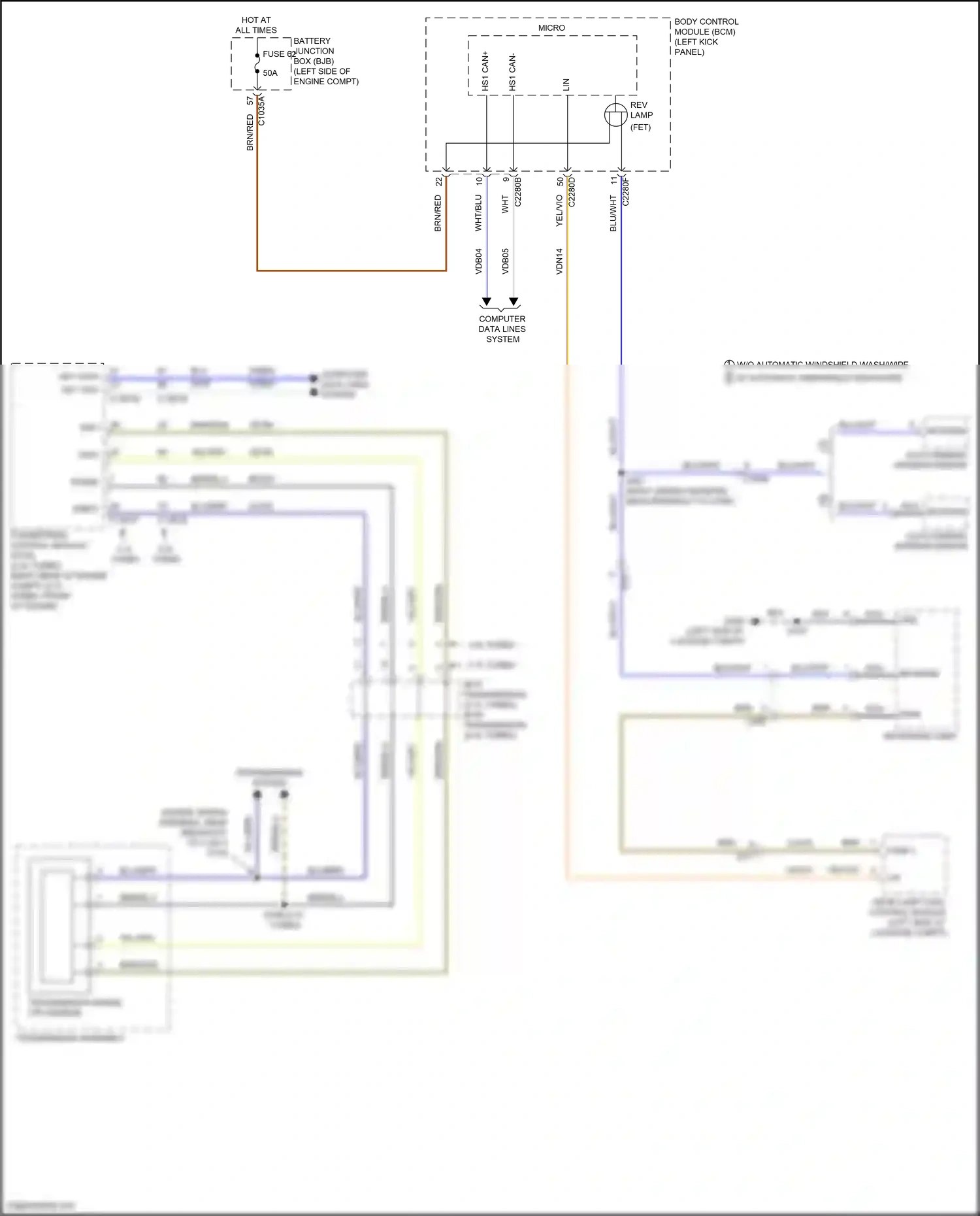 Lincoln Nautilus I (2018-2024) computer data lines system wiring diagram  (82 of 96)