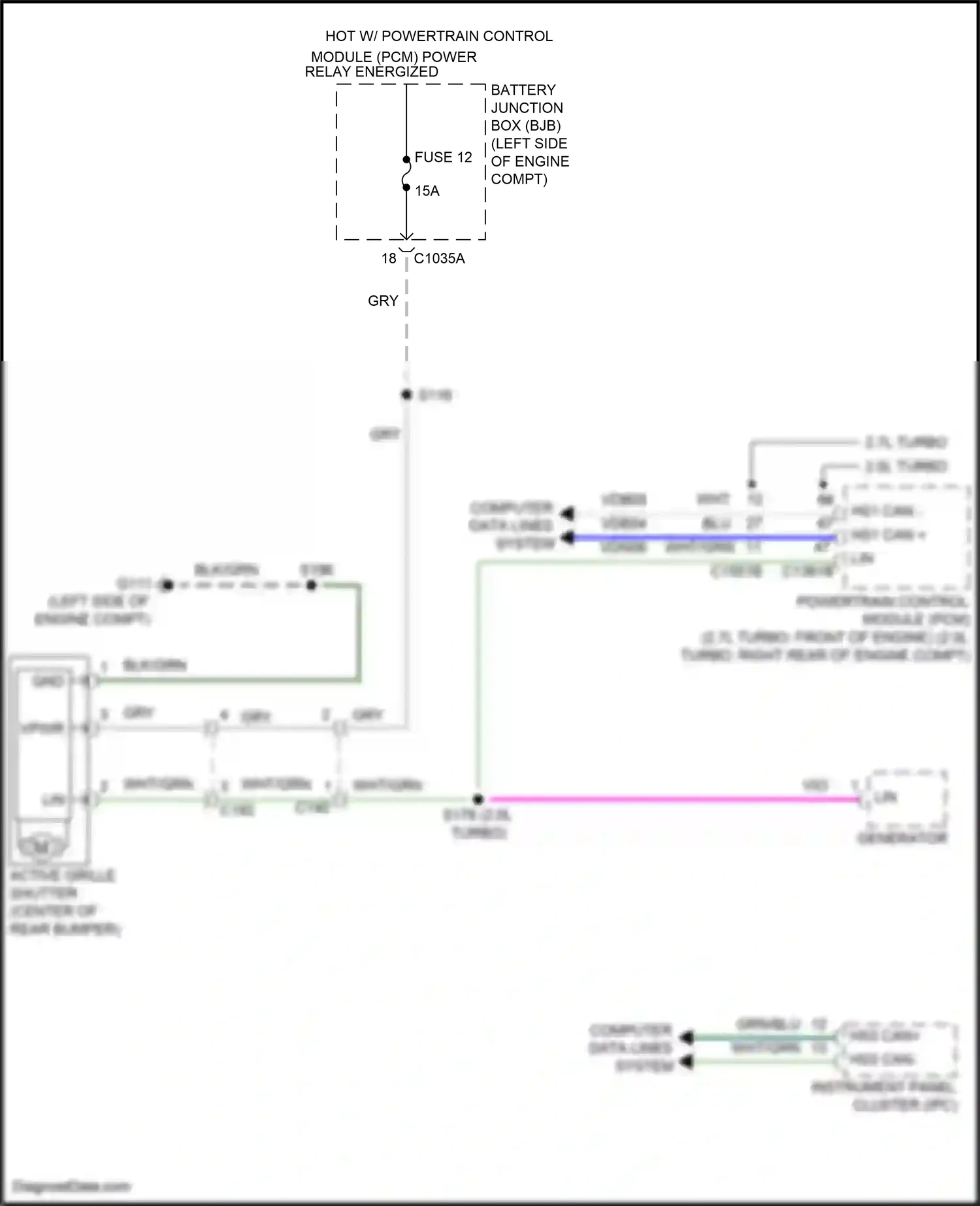 Lincoln Nautilus I (2018-2024) computer data lines system wiring diagram  (1 of 96)