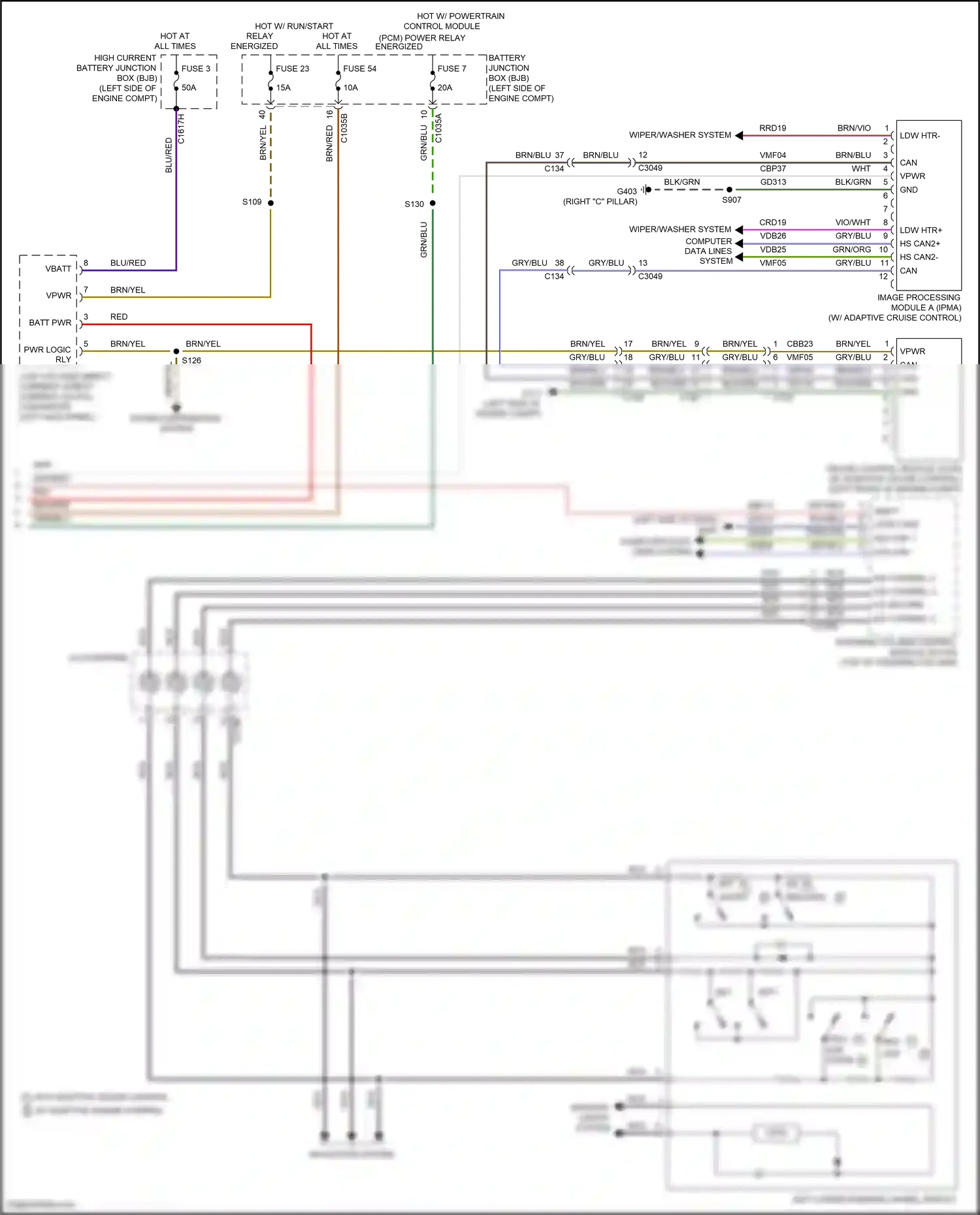 Lincoln Nautilus I (2018-2024) computer data lines system wiring diagram  (5 of 96)