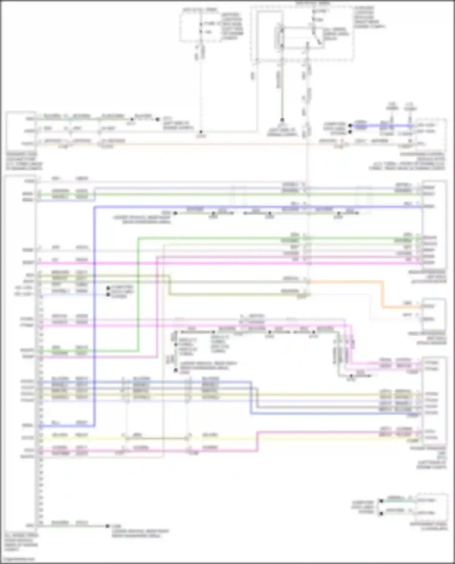Wiring diagram rdups + for Lincoln Nautilus I (2018-2024) (1 of 2)