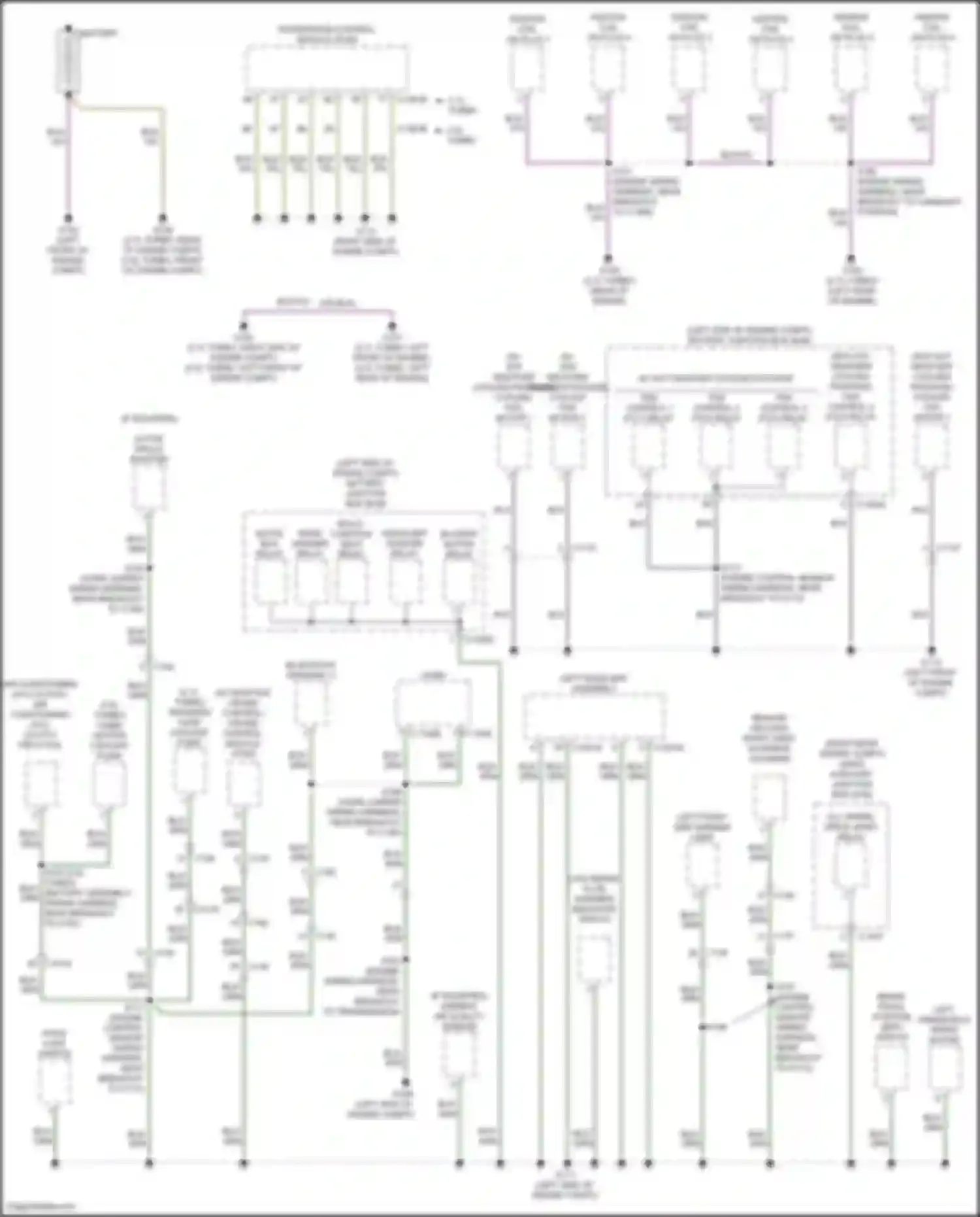 Wiring diagram w/ adaptive cruise control for Lincoln Nautilus I (2018-2024) (2 of 4)