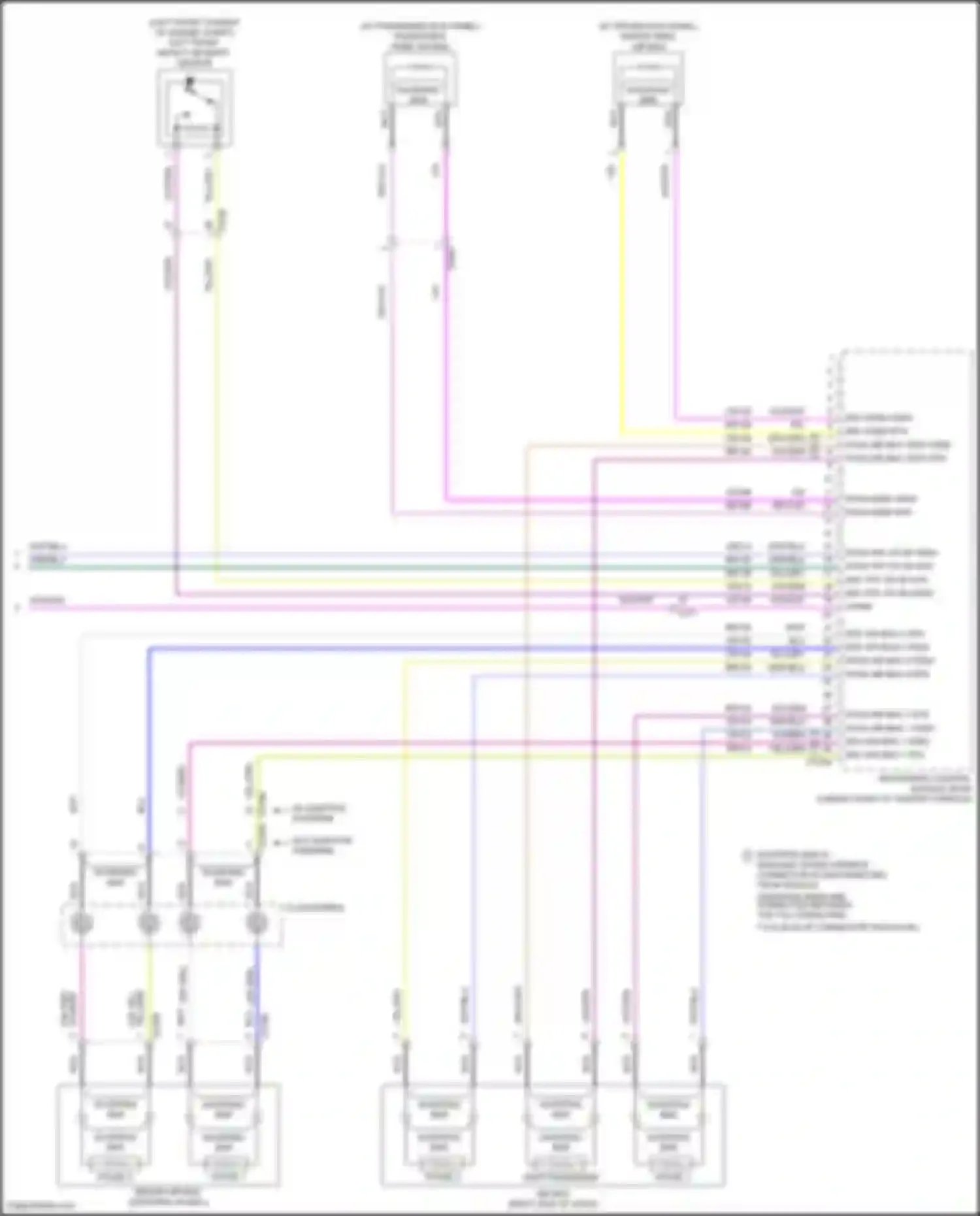 Wiring diagram w/o adaptive steering for Lincoln Nautilus I (2018-2024) (3 of 3)
