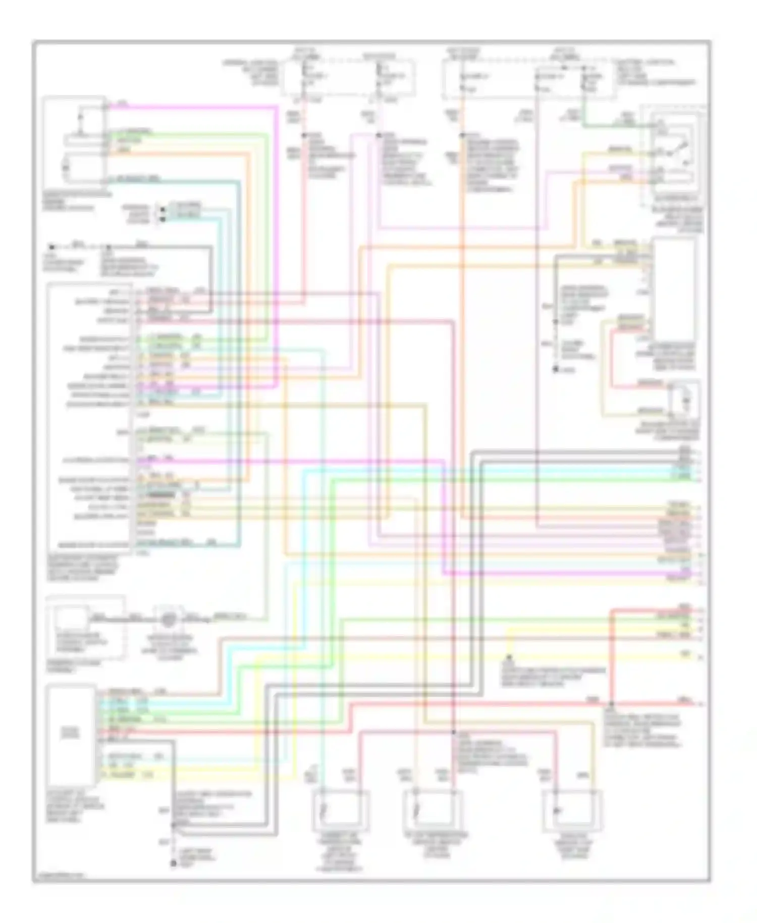 Navigator Lincoln I (1997-2003): Automatic a/c circuit (1 of 3)