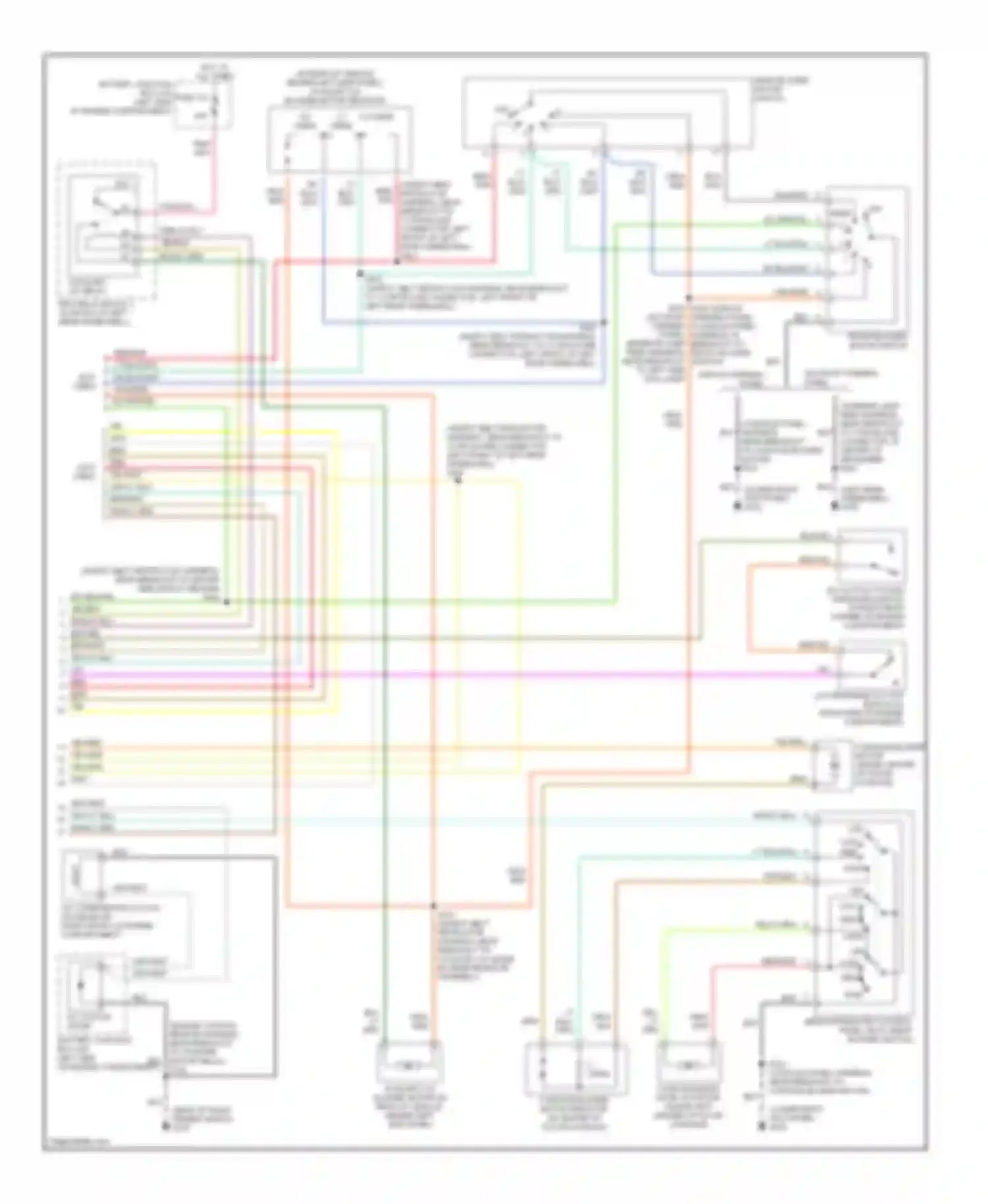 Navigator Lincoln I (1997-2003): Automatic a/c circuit (3 of 3)