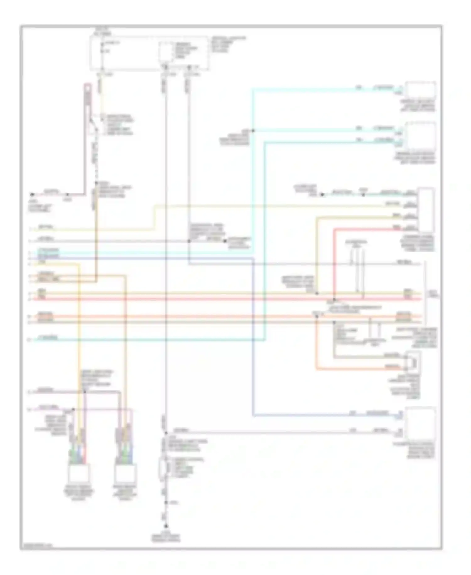 Navigator Lincoln I (1997-2003): Electronic suspension circuit (2 of 2)
