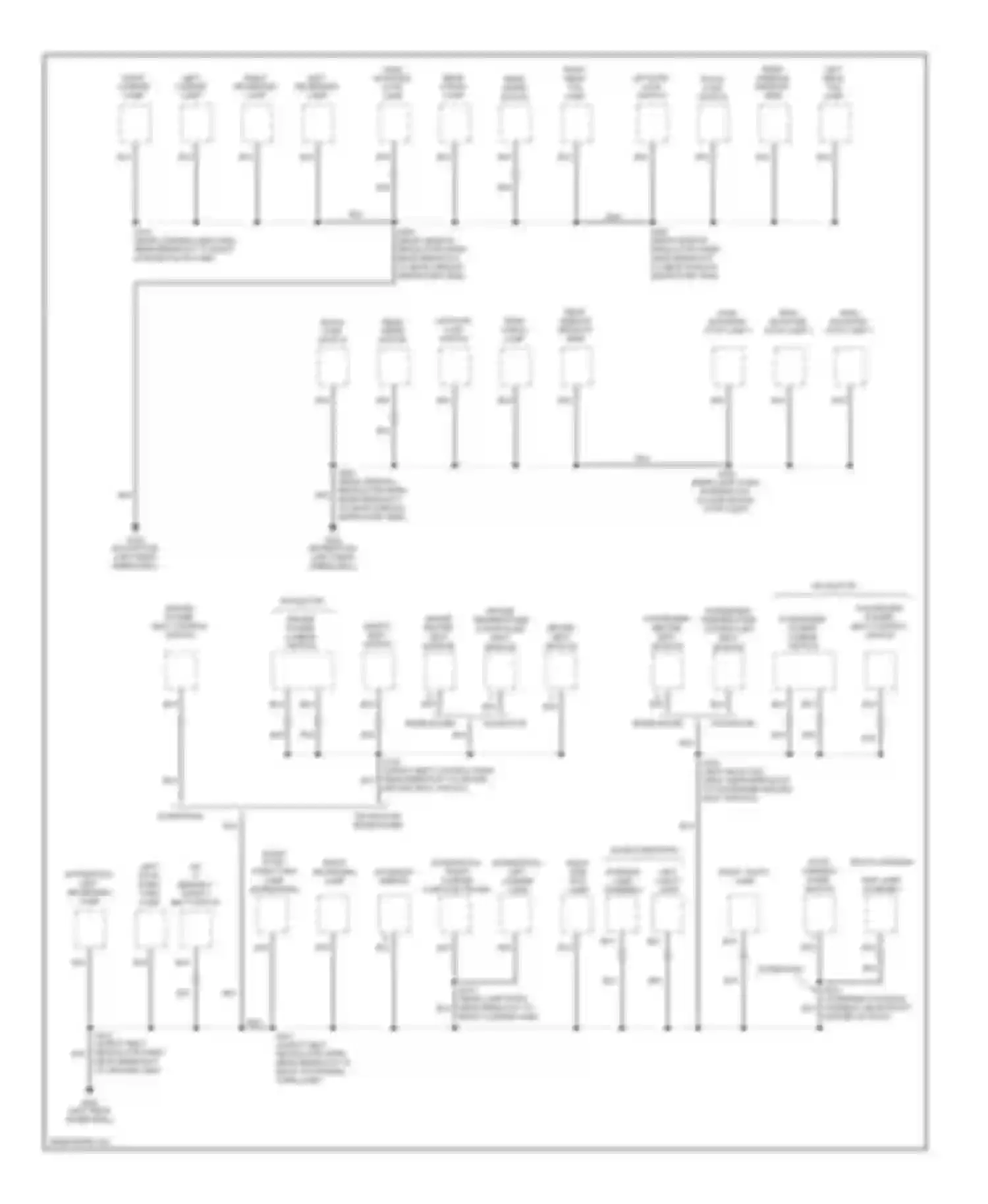 Navigator Lincoln I (1997-2003): Ground distribution circuit (4 of 4)