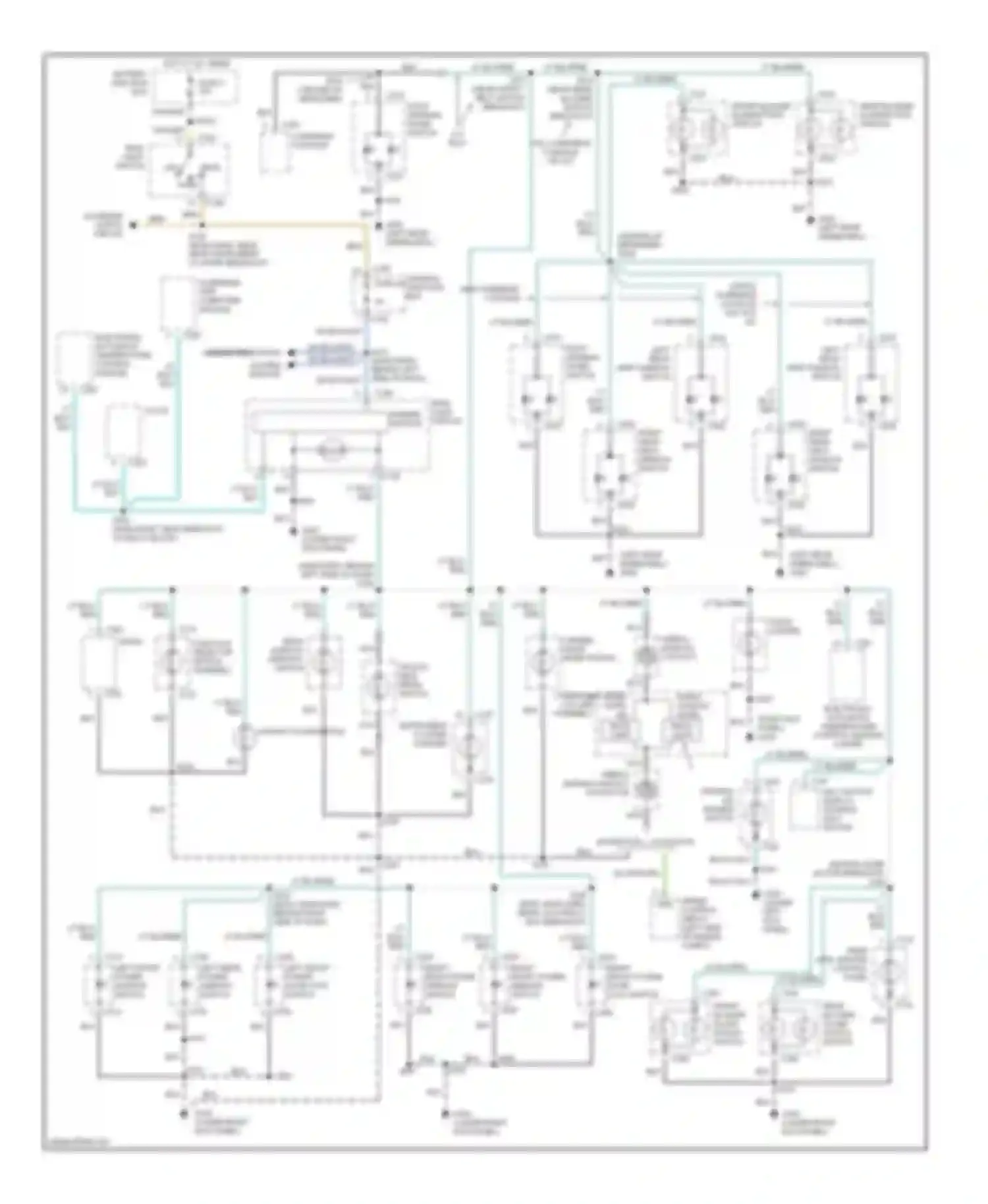 Navigator Lincoln I (1997-2003): Instrument illumination circuit