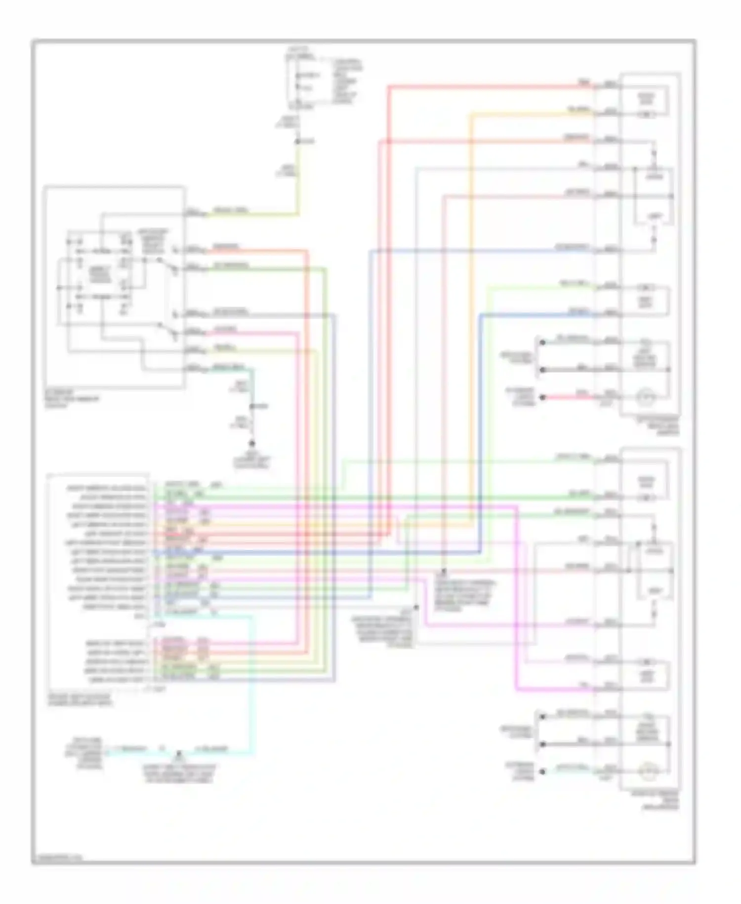 Navigator Lincoln I (1997-2003): Memory mirrors circuit