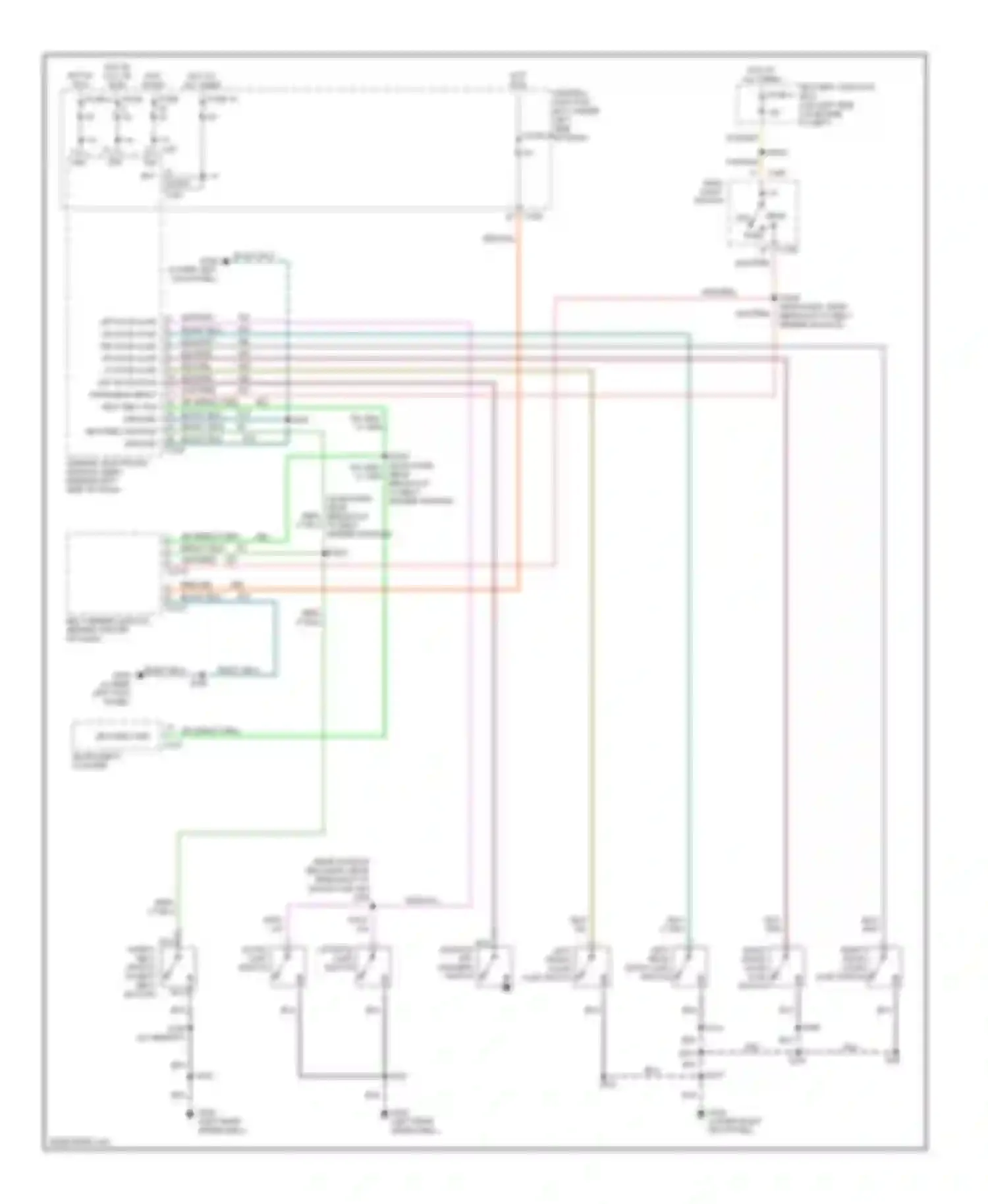 Navigator Lincoln I (1997-2003): Warning system circuits