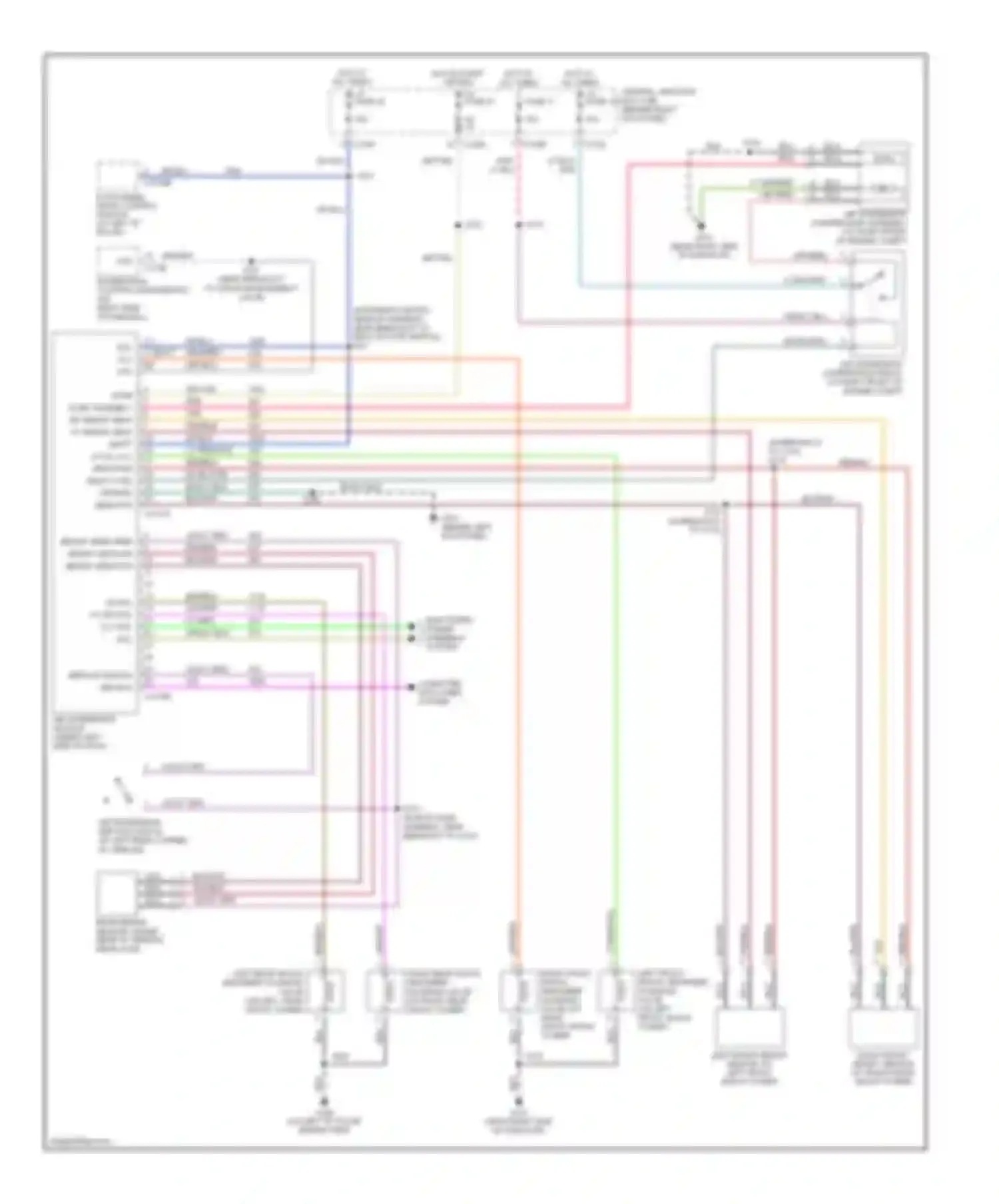 Navigator Lincoln II (2002-2006): Electronic suspension circuit