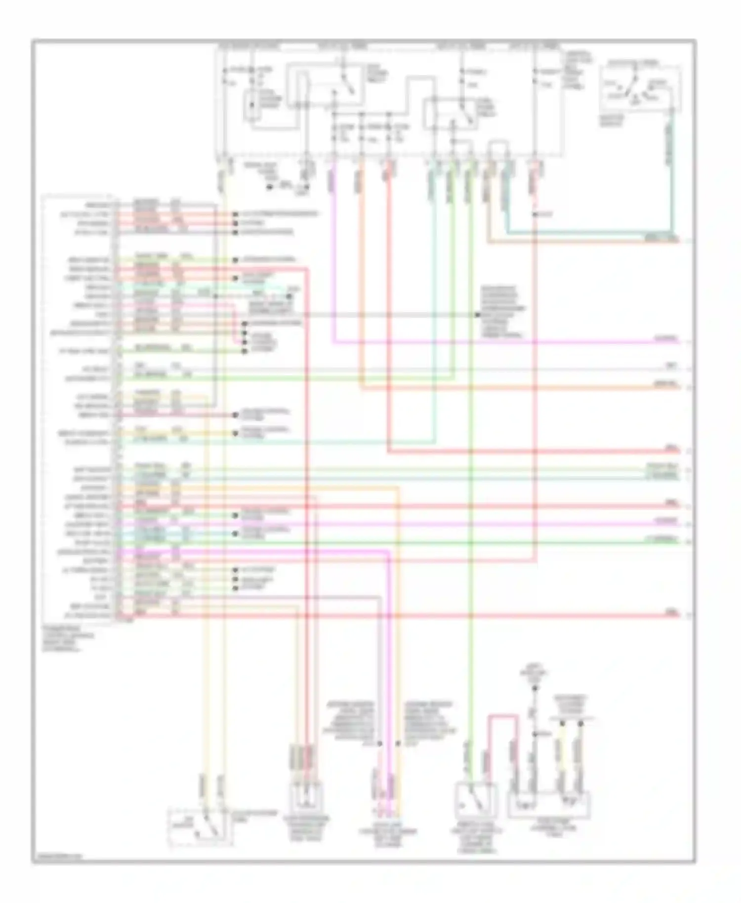 Navigator Lincoln II (2002-2006): Wiring diagram engine performance 5.4l (1 of 4)