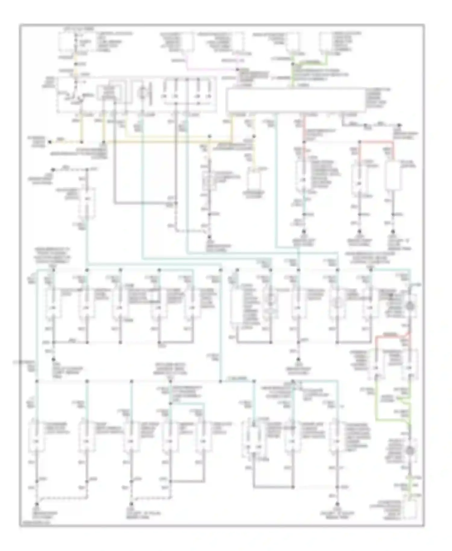 Navigator Lincoln II (2002-2006): Instrument illumination circuit