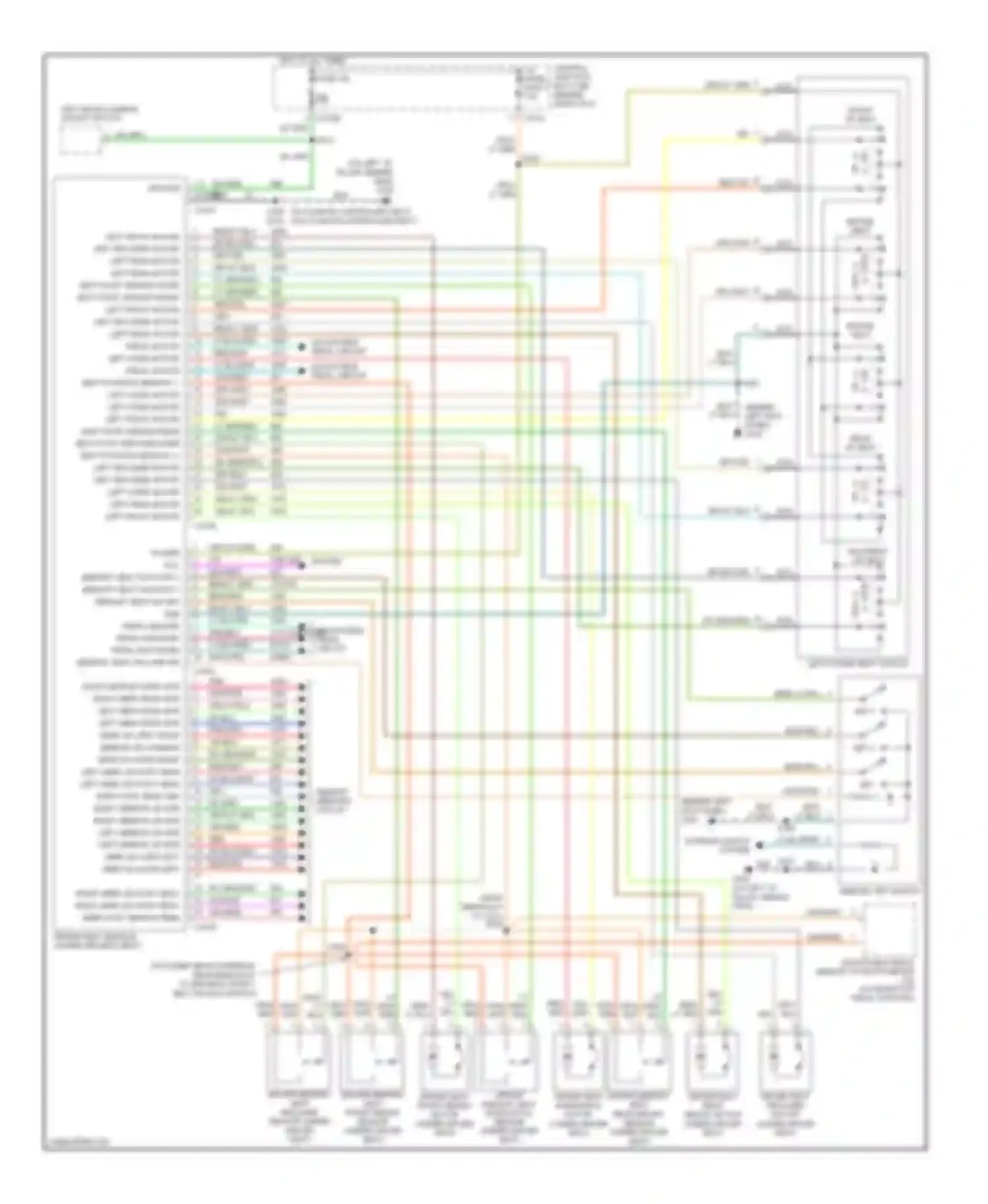 Navigator Lincoln II (2002-2006): Driver"s memory seat circuit
