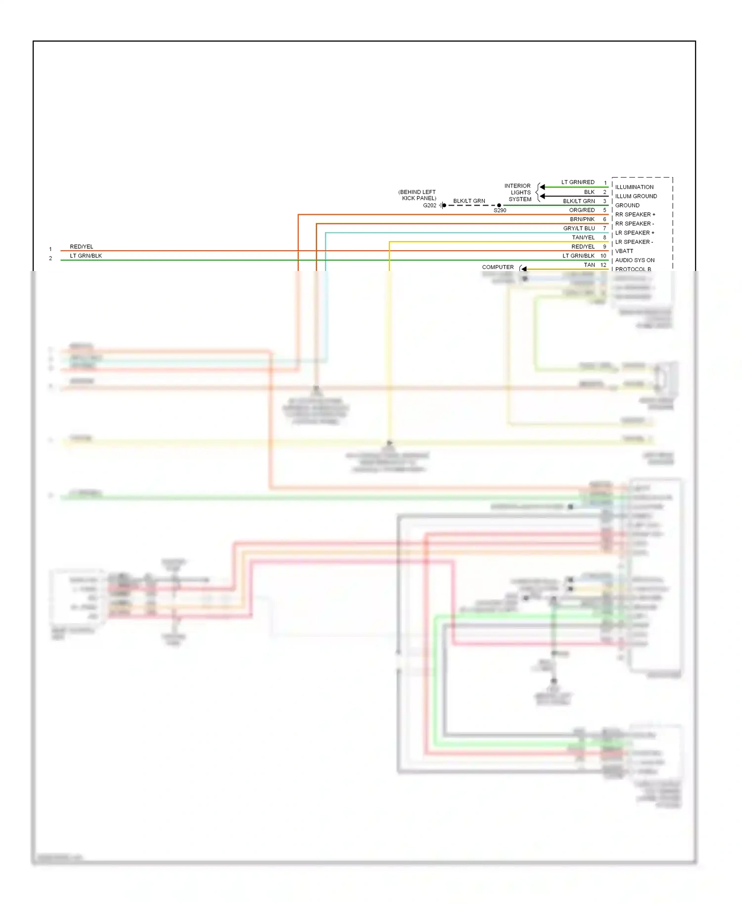 Lincoln Navigator II (2002-2006) computer data lines system wiring diagram  (16 of 18)