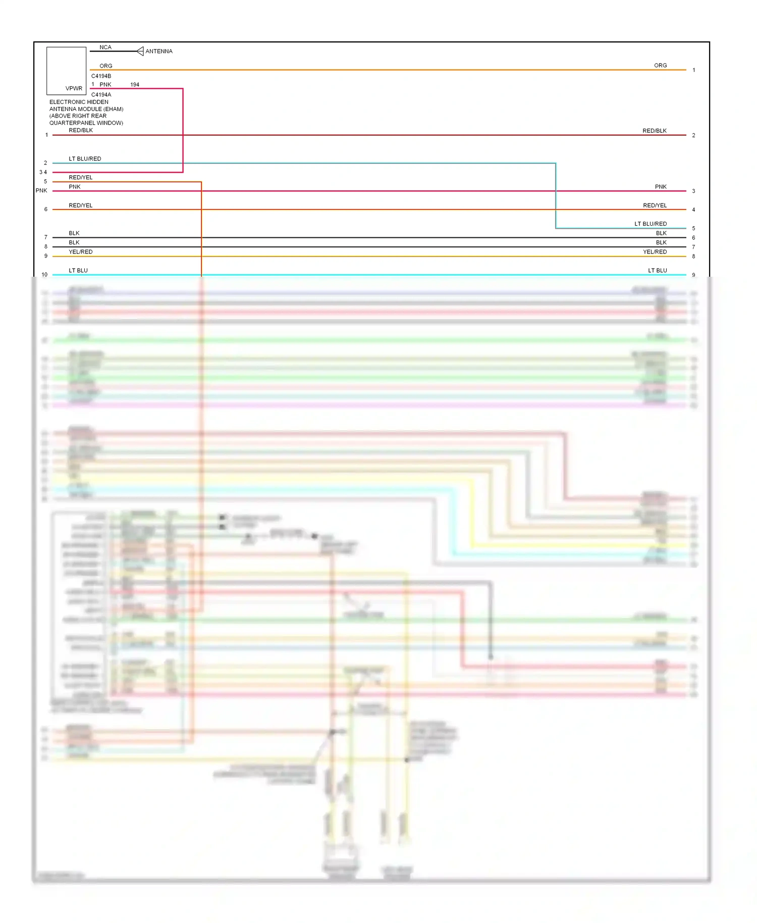 Lincoln Navigator II (2002-2006) protocol b protocol a wiring diagram  (1 of 2)
