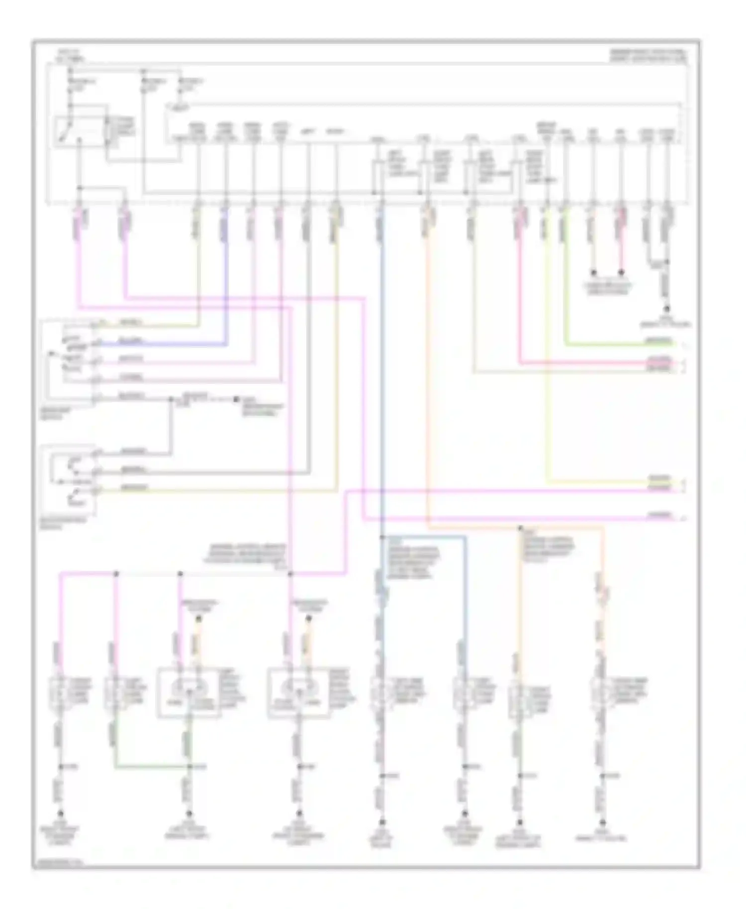 Navigator Lincoln III (2006-2014): Exterior lamps circuit (1 of 2)