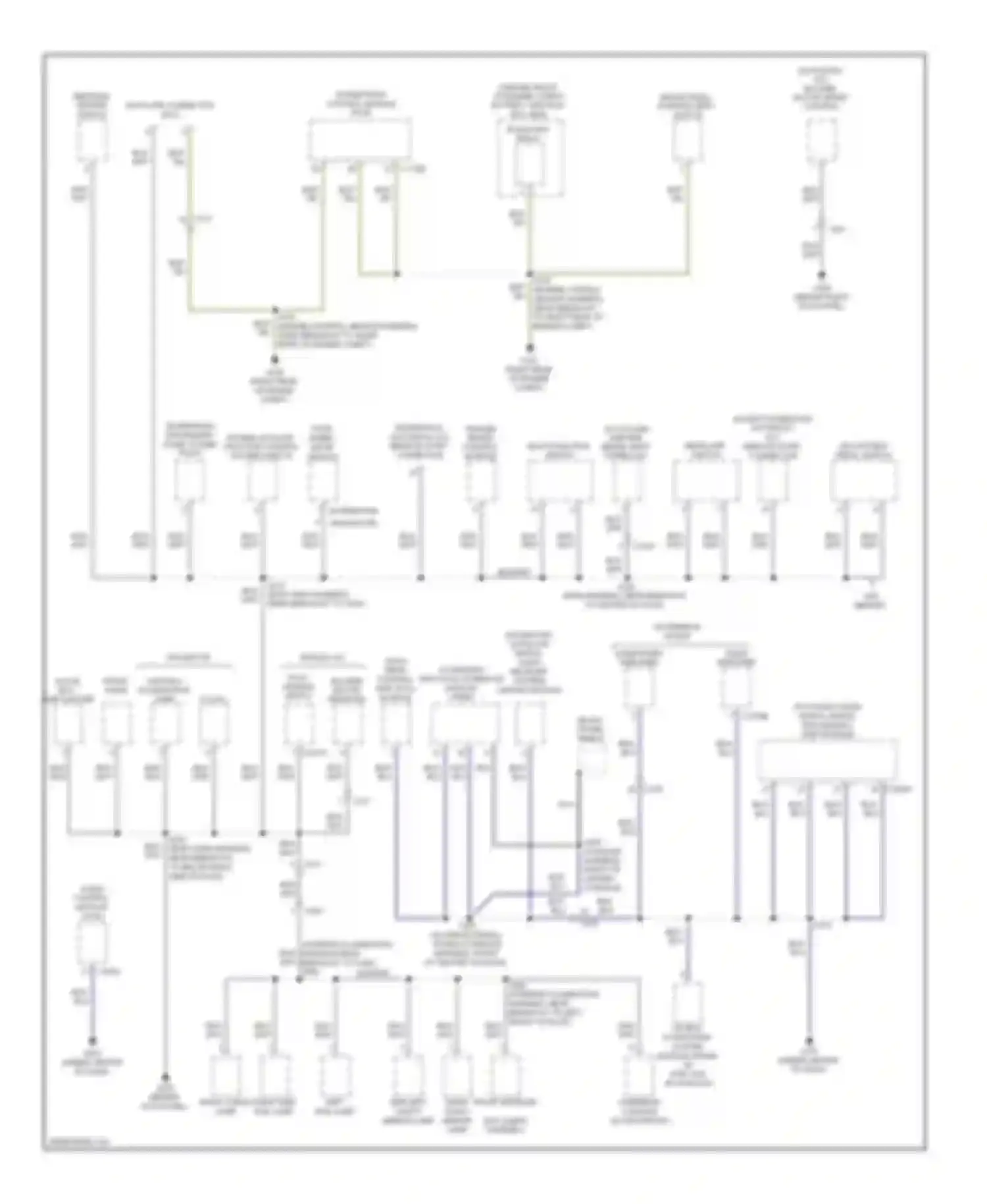 Navigator Lincoln III (2006-2014): Ground distribution circuit (2 of 5)