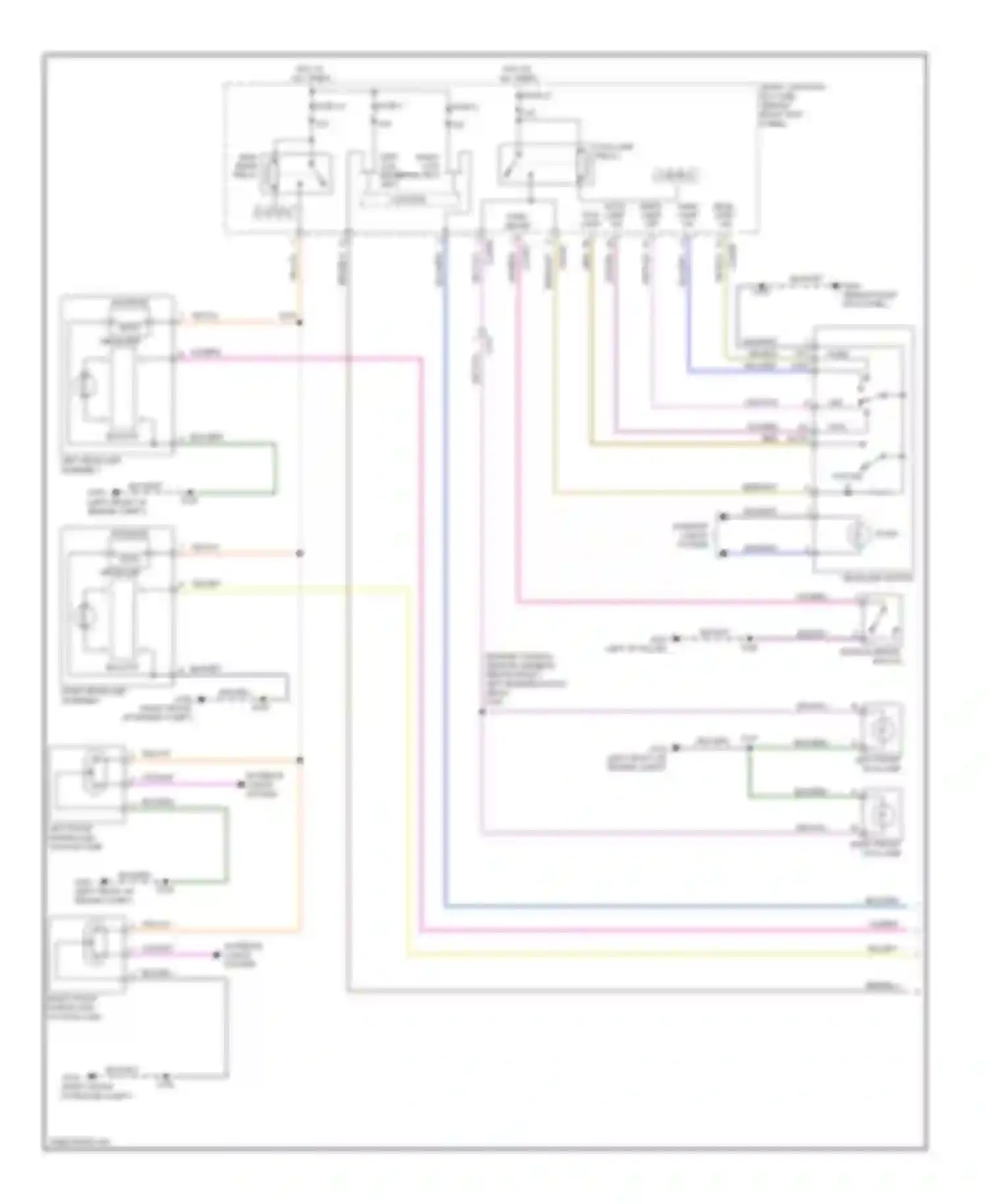 Navigator Lincoln III (2006-2014): Headlights circuit (1 of 2)