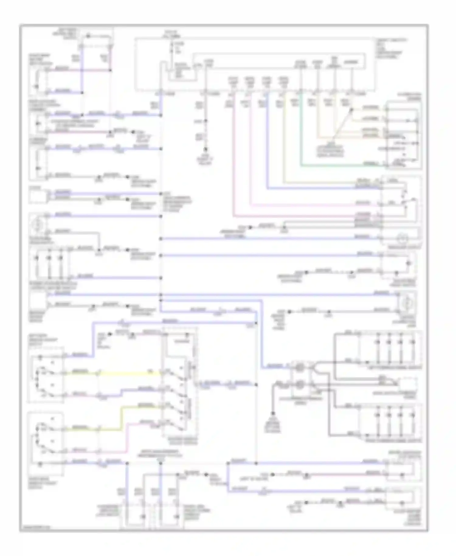 Navigator Lincoln III (2006-2014): Instrument illumination circuit