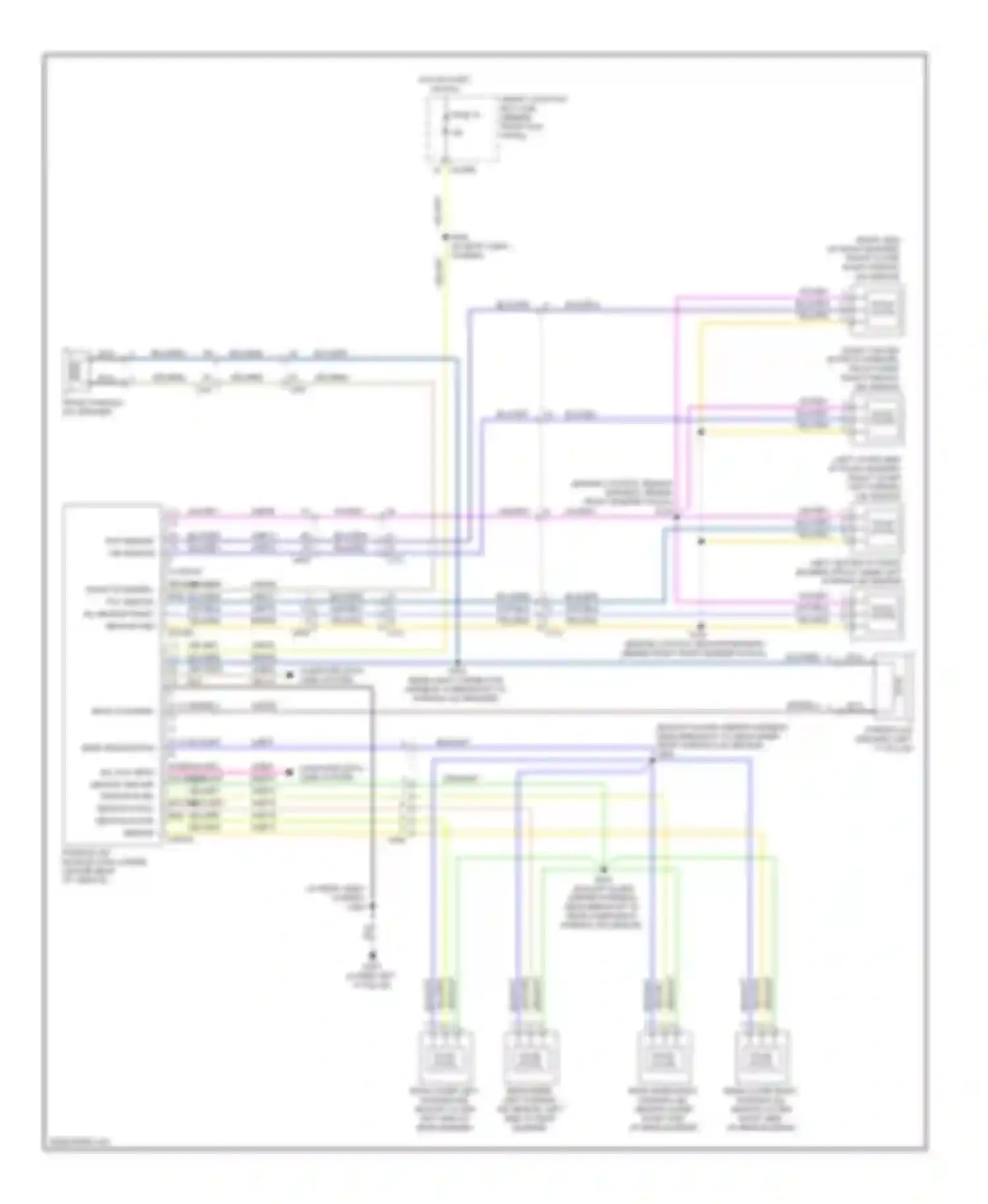 Navigator Lincoln III (2006-2014): Parking assistant circuit