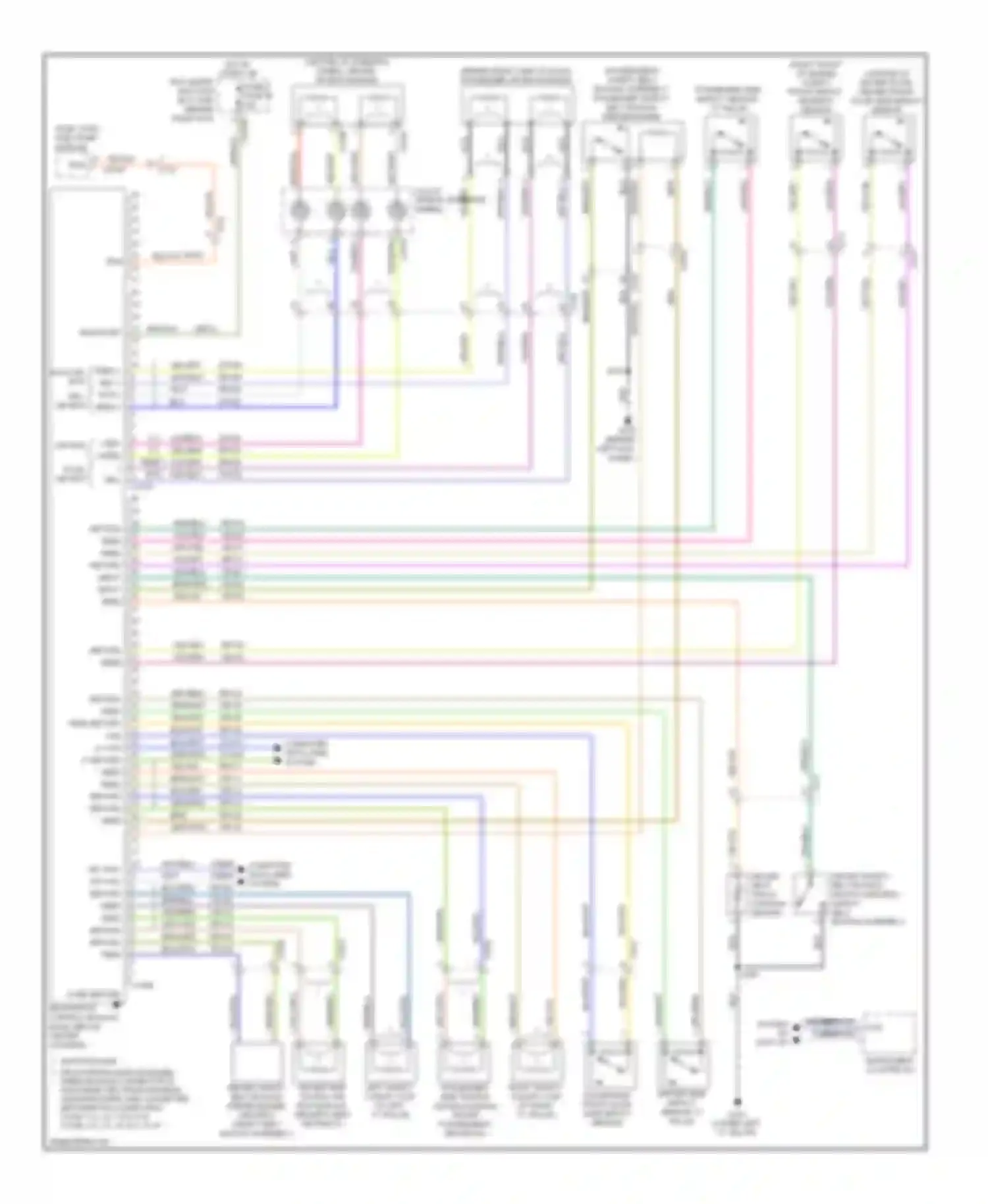 Navigator Lincoln III (2006-2014): Supplemental restraints circuit