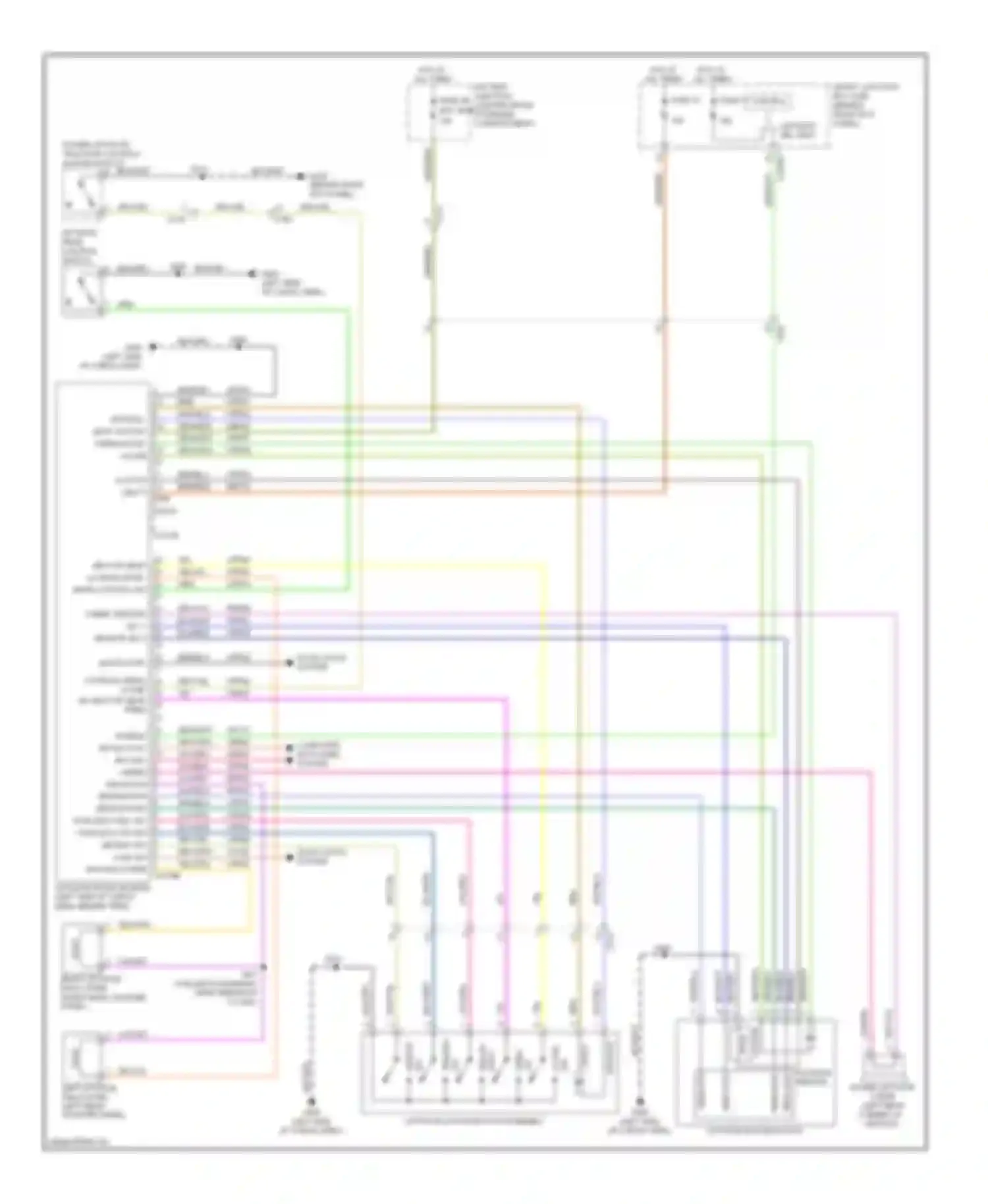 Navigator Lincoln III (2006-2014): Trunk release circuit