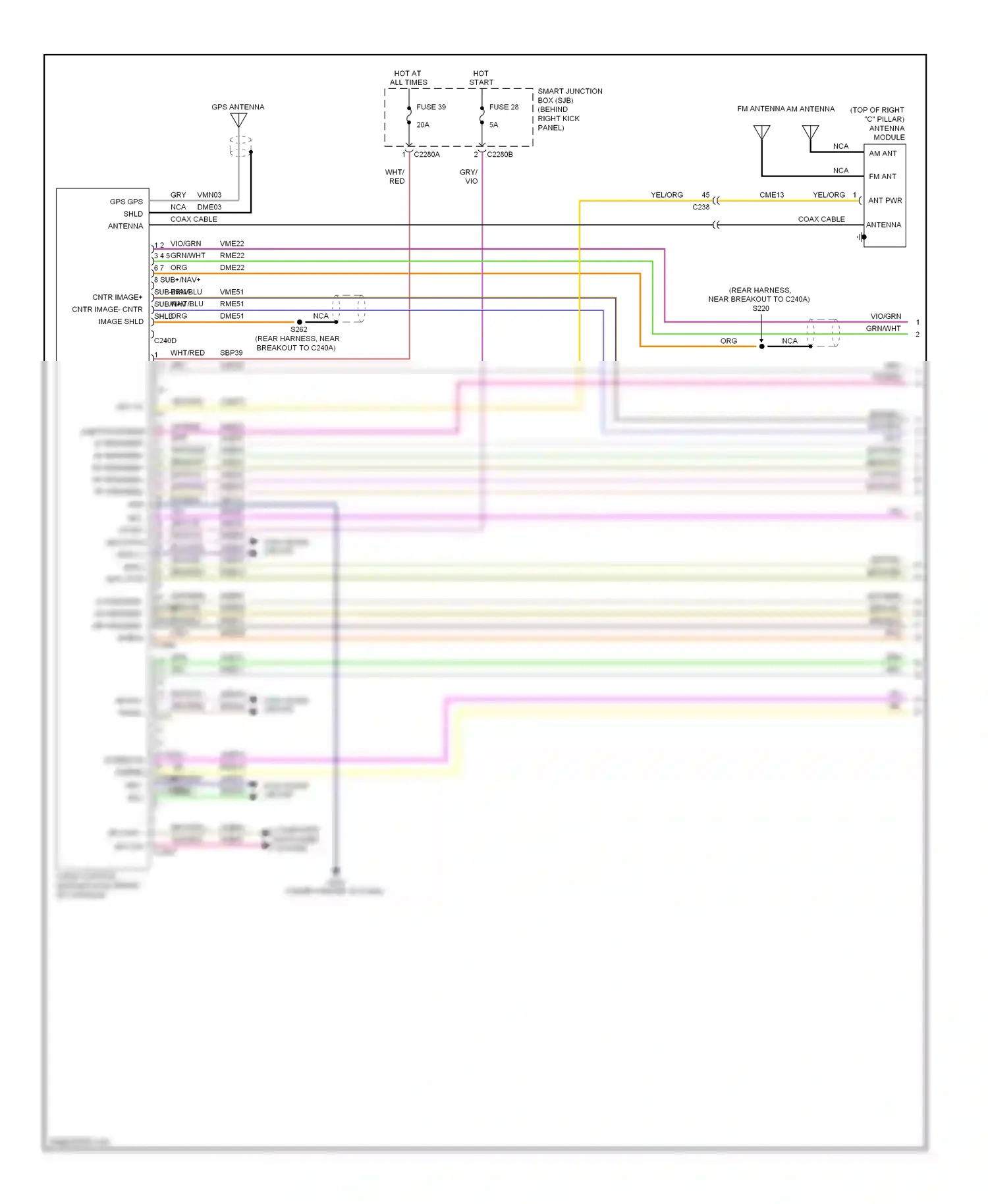 Lincoln Navigator III (2006-2014) computer data lines system wiring diagram  (18 of 40)