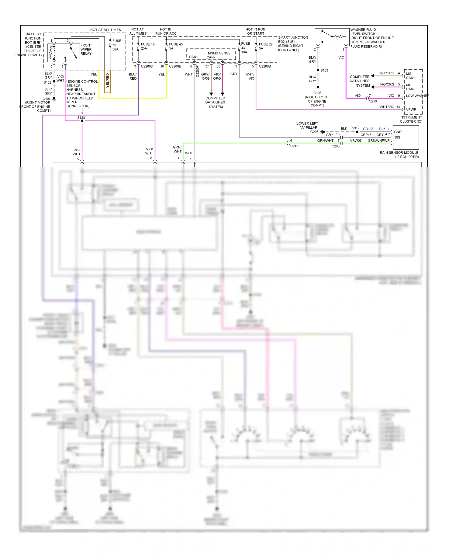 Lincoln Navigator III (2006-2014) computer data lines system wiring diagram  (34 of 40)