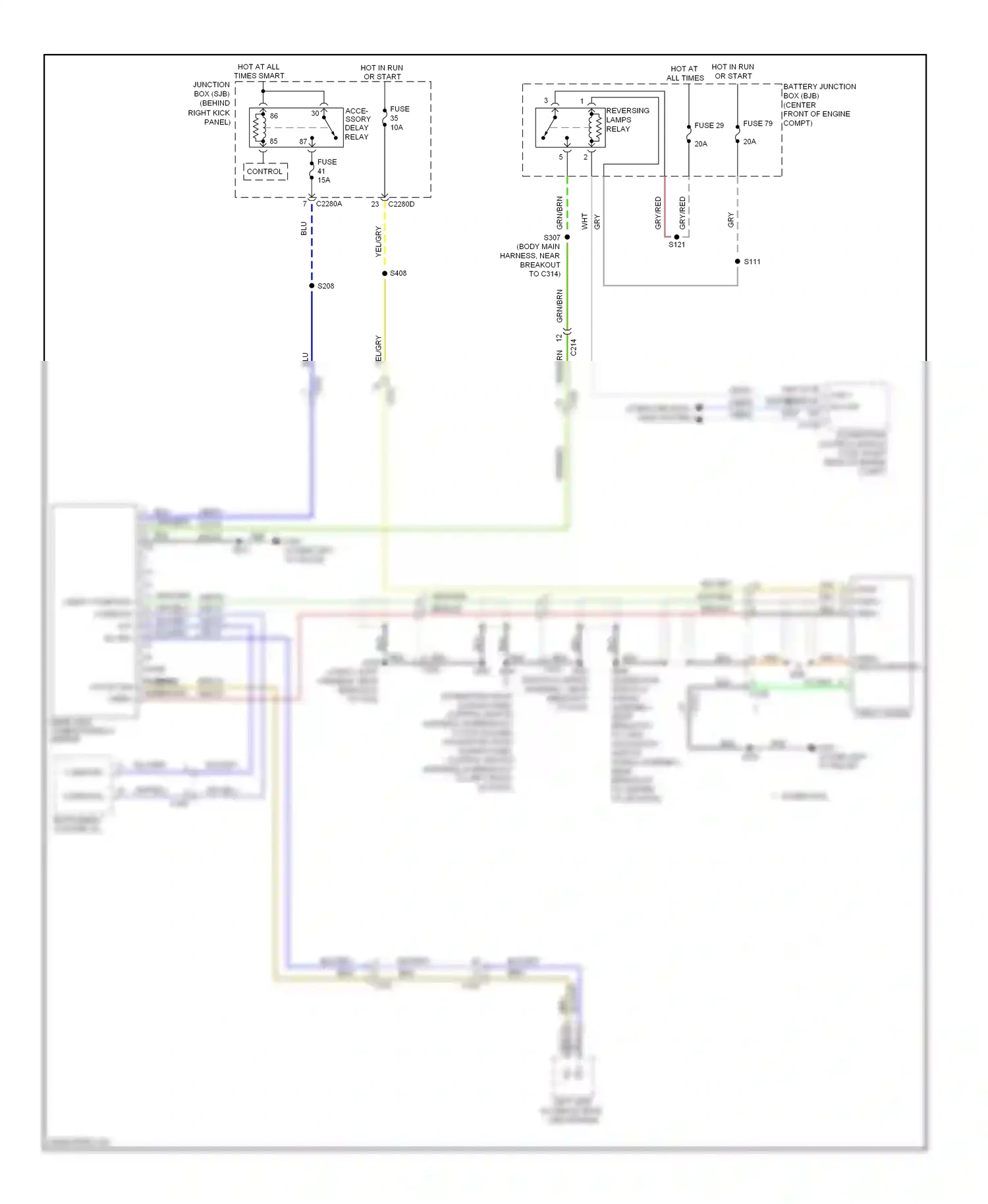 Lincoln Navigator III (2006-2014) computer data lines system wiring diagram  (23 of 40)