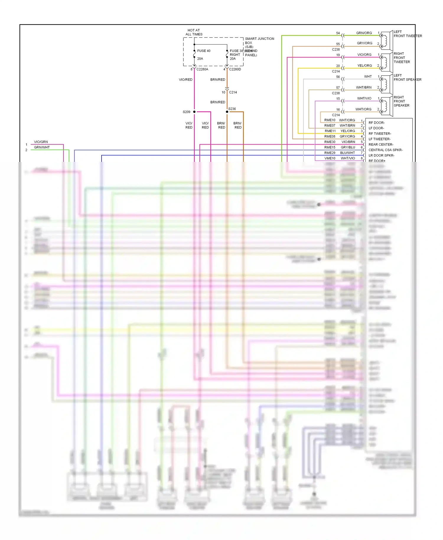 Lincoln Navigator III (2006-2014) computer data lines system wiring diagram  (19 of 40)