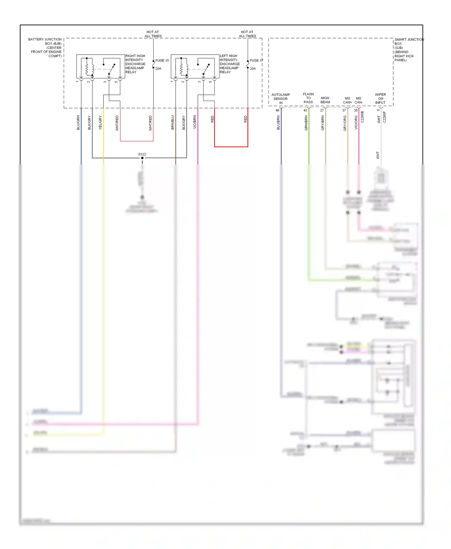 Lincoln Navigator III (2006-2014) computer data lines system wiring diagram  (15 of 40)