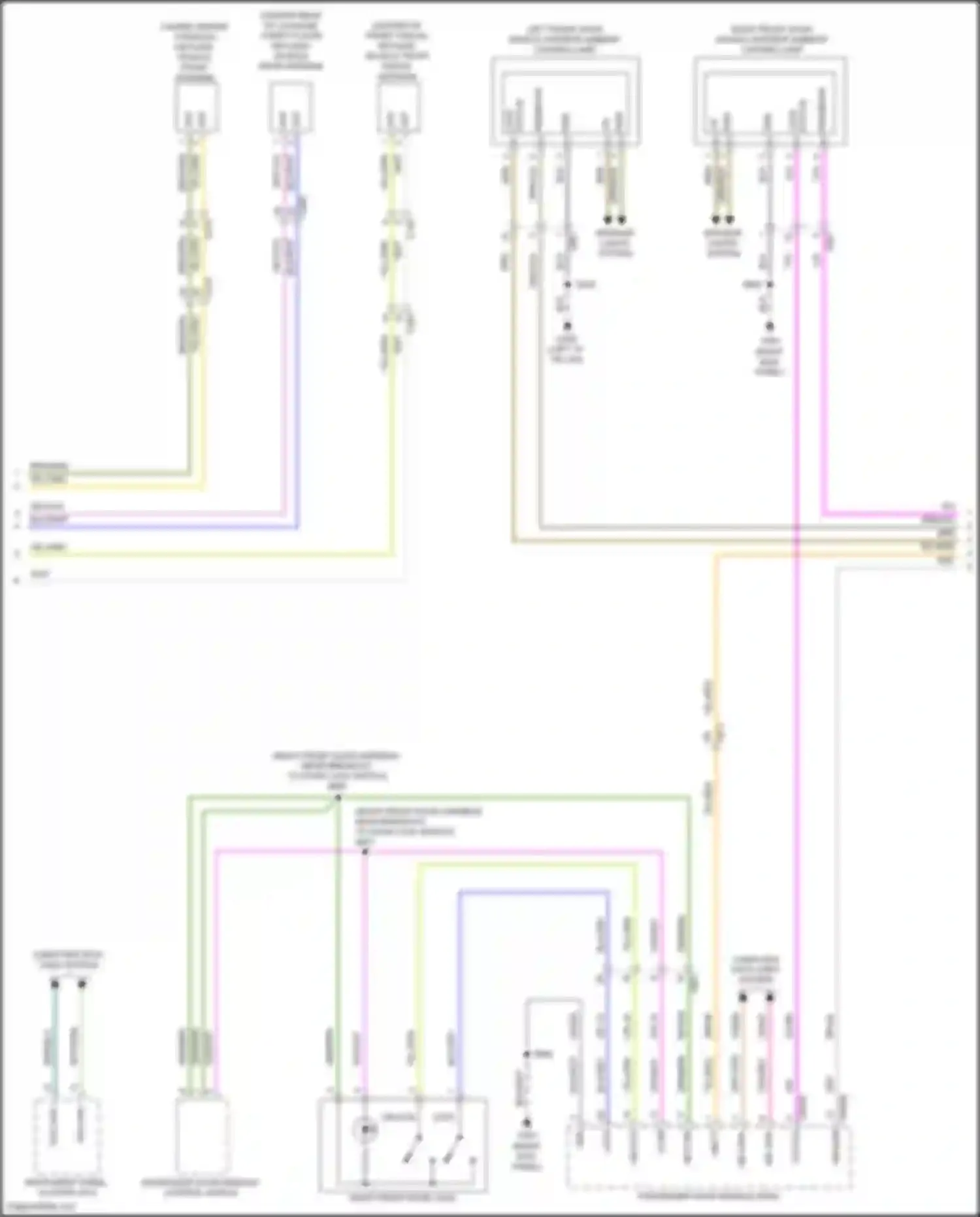 Car Wiring Diagrams for Navigator Lincoln IV (2017-2022): Forced entry circuit (2 of 6)