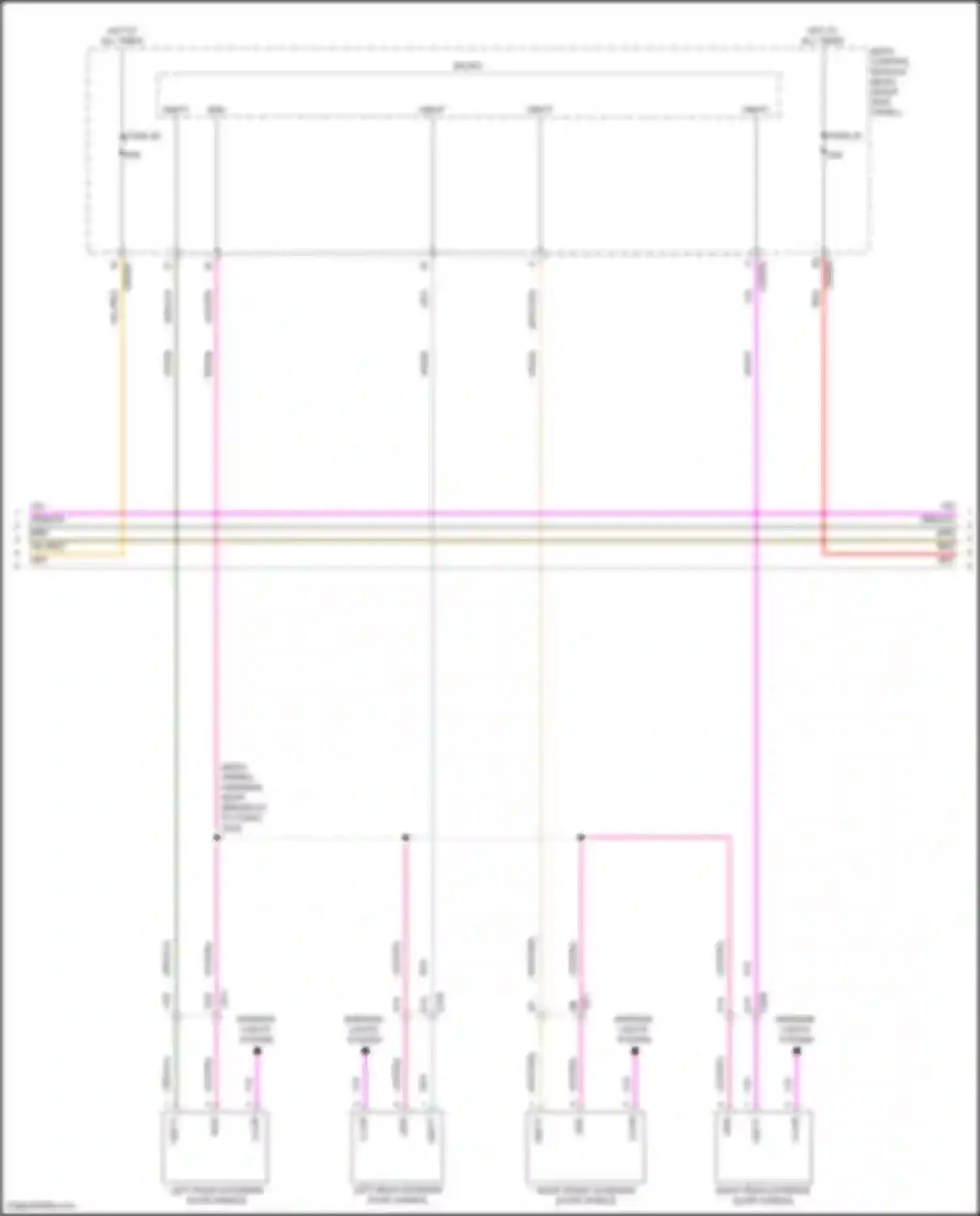 Car Wiring Diagrams for Navigator Lincoln IV (2017-2022): Forced entry circuit (3 of 6)