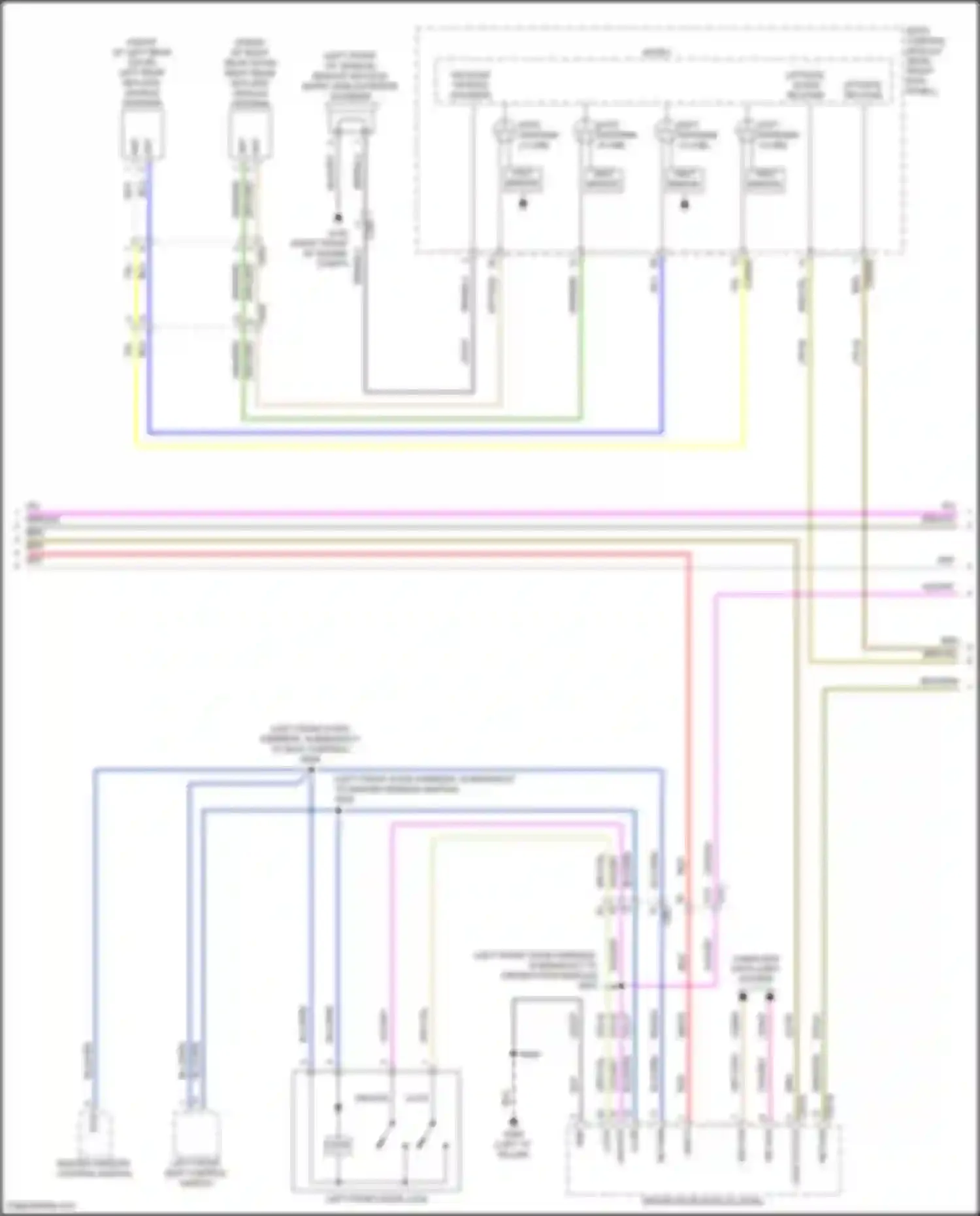 Car Wiring Diagrams for Navigator Lincoln IV (2017-2022): Forced entry circuit (4 of 6)