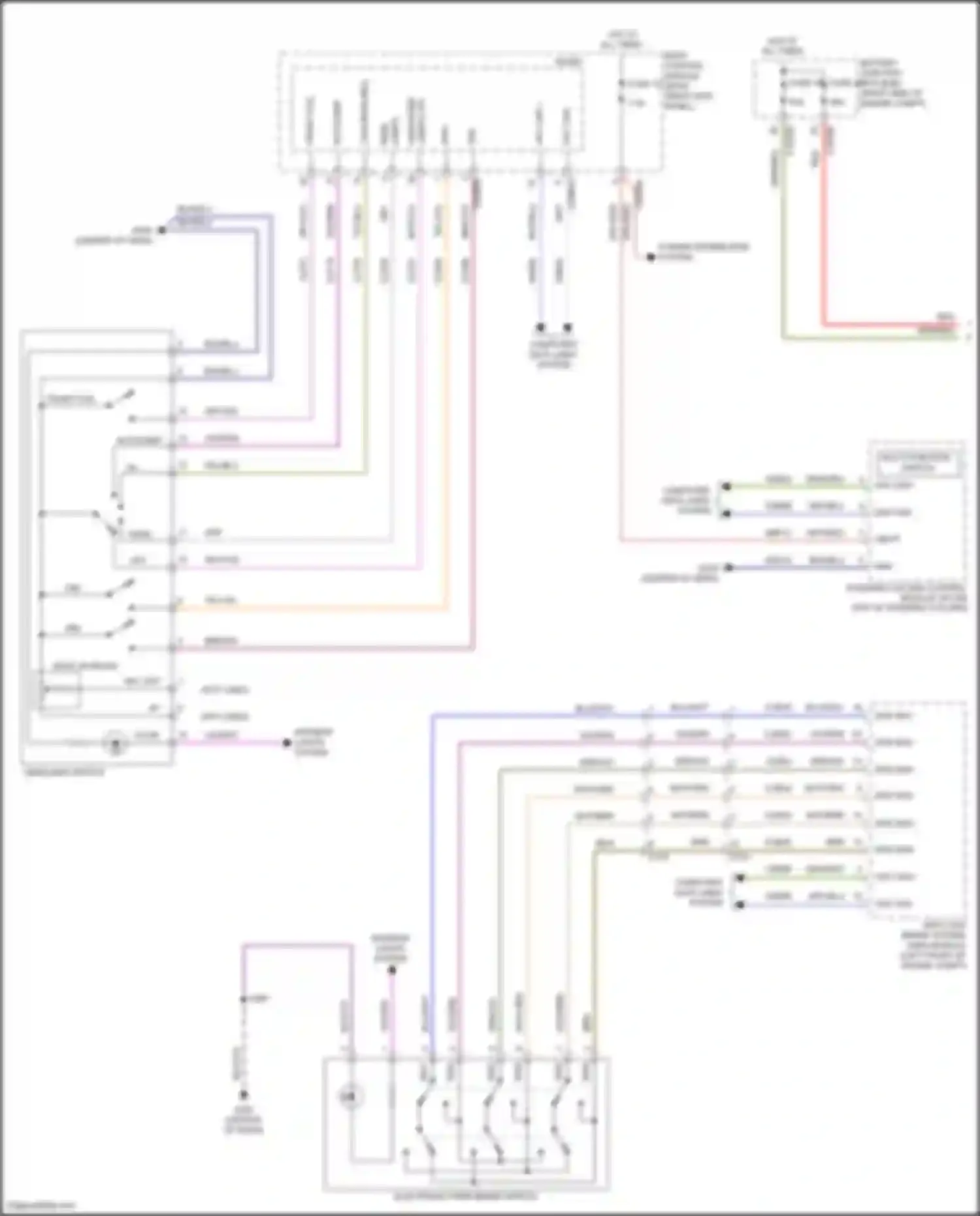 Wiring diagram autolamp on for Lincoln Navigator IV (2017-2022) (2 of 3)