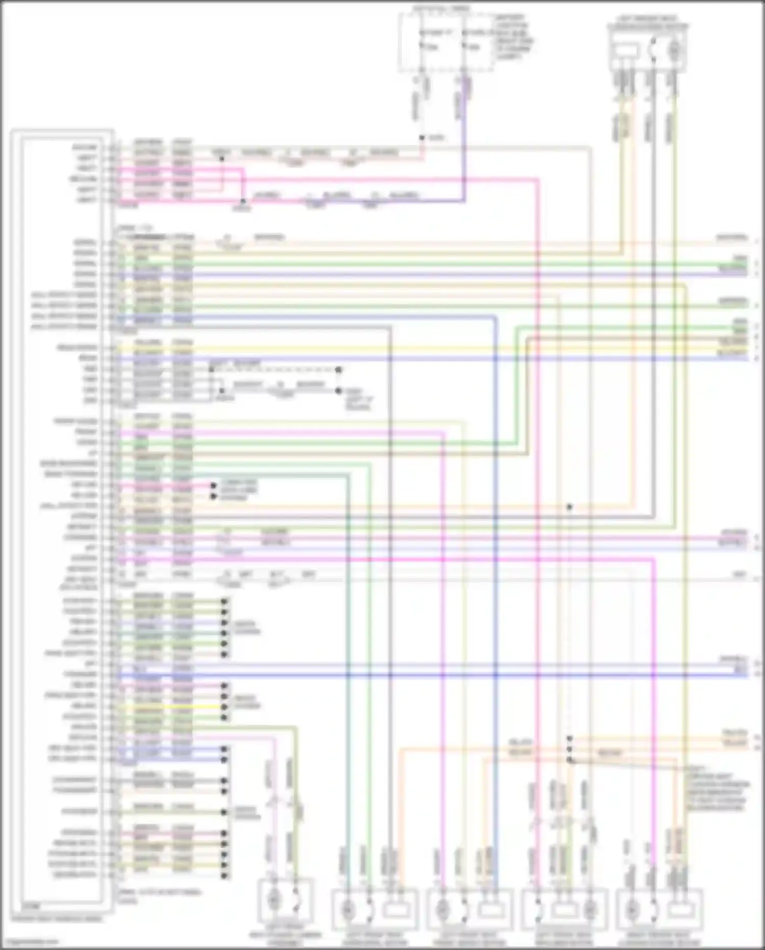 Wiring diagram base forward for Lincoln Navigator IV (2017-2022) (1 of 2)