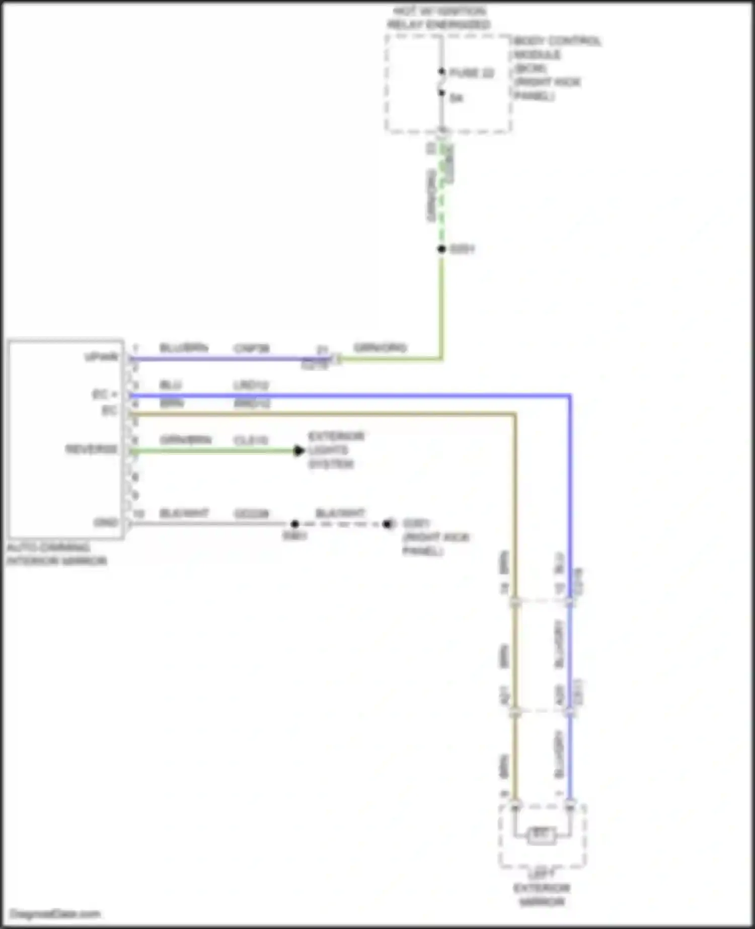 Wiring diagram brn for Lincoln Navigator IV (2017-2022) (44 of 75)