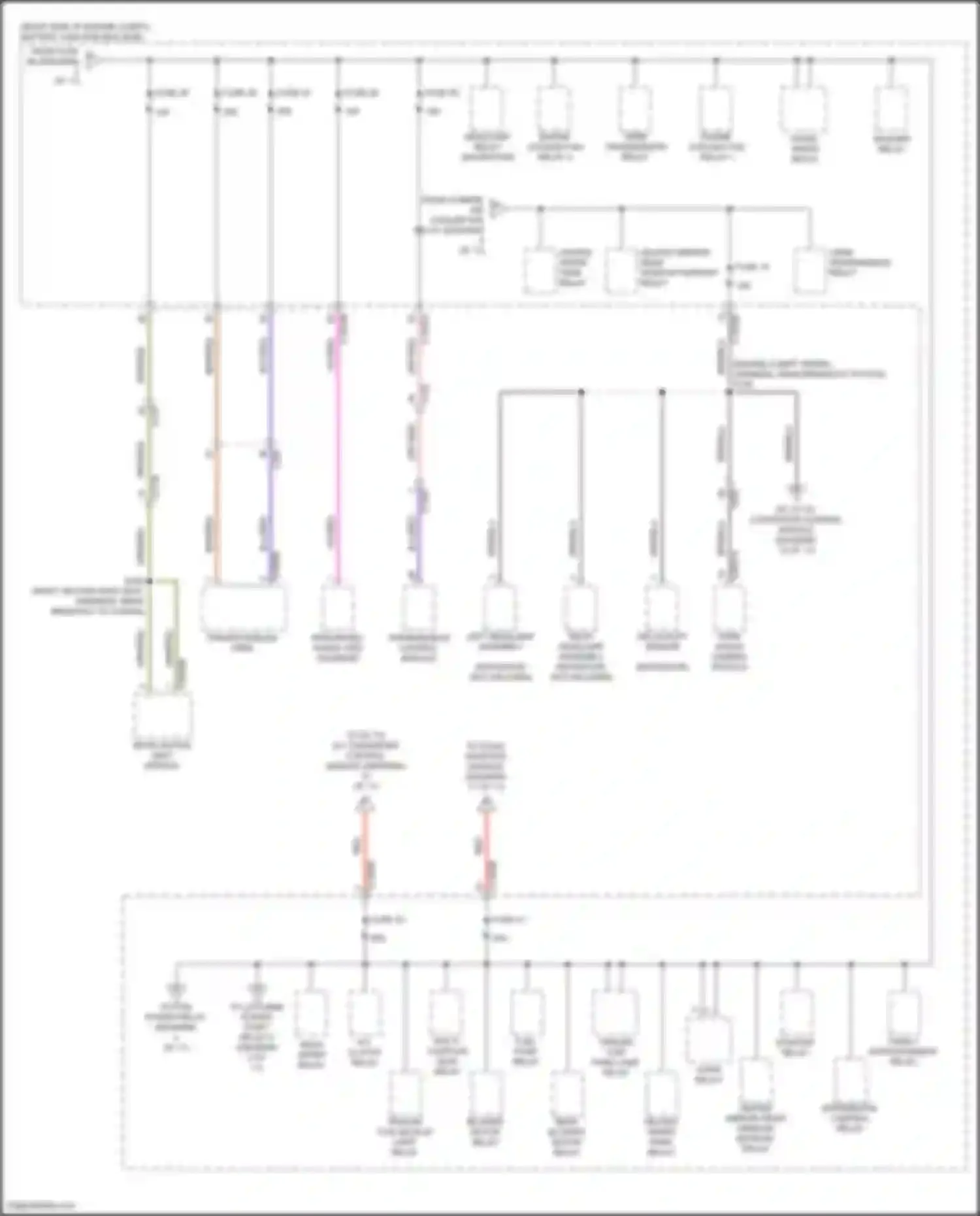 Wiring diagram differential control relay for Lincoln Navigator IV (2017-2022) (2 of 4)